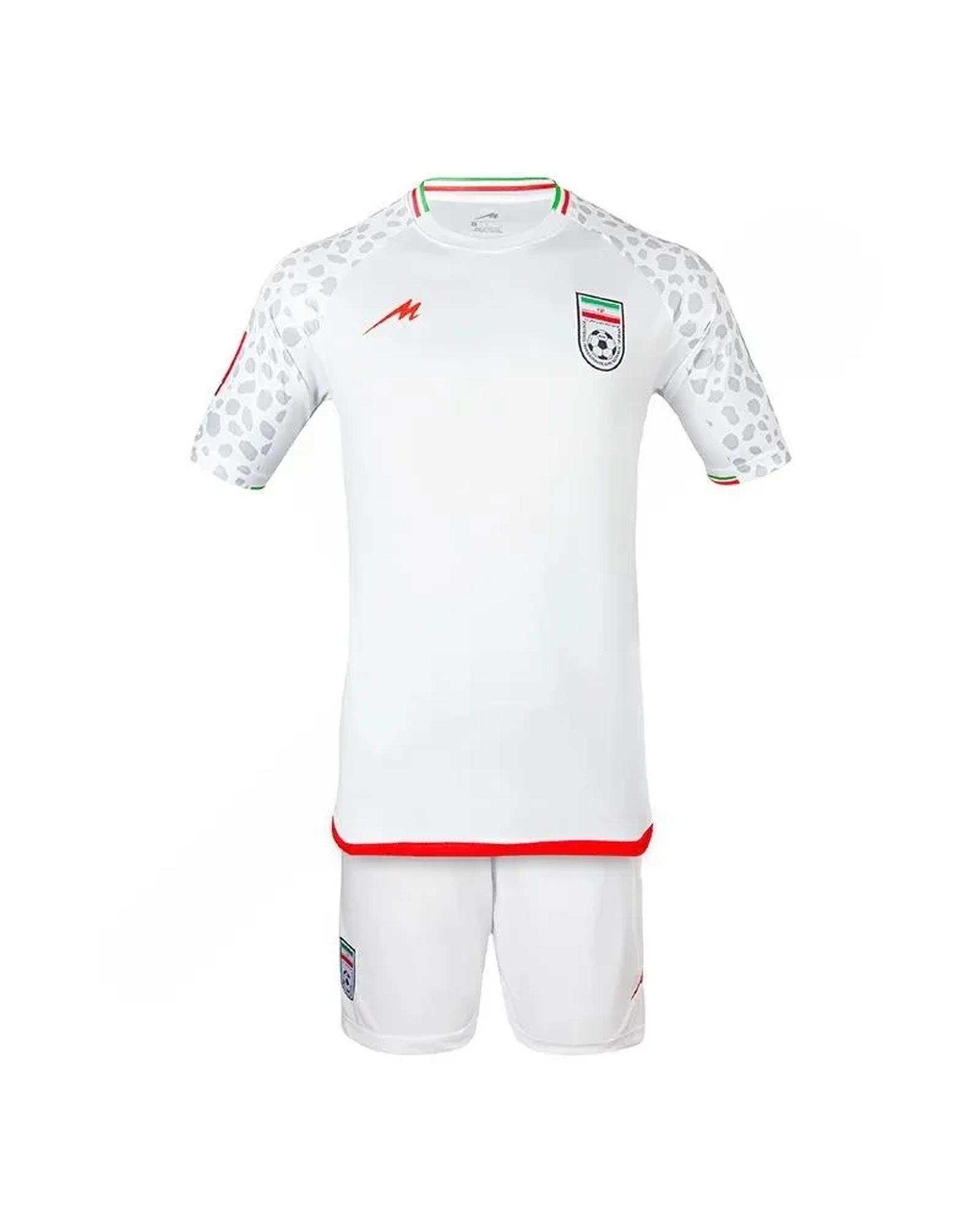 ست تی شرت و شلوارک ورزشی مردانه مدل اول تیم ملی ایران جام جهانی کد NK-6722-2022