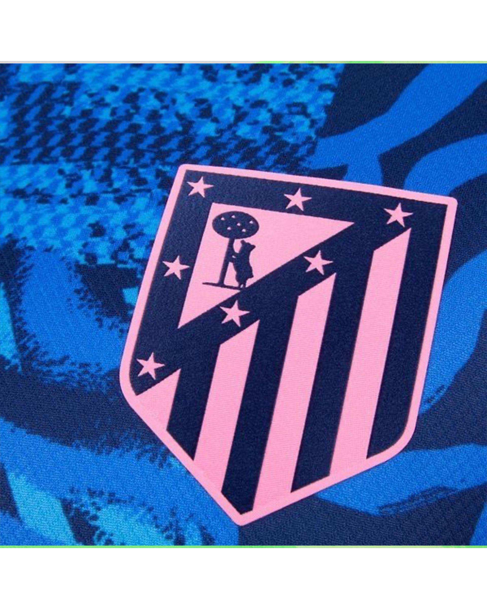 ست تی شرت و شلوارک ورزشی مردانه مدل اتلتیکو مادرید Away 2025