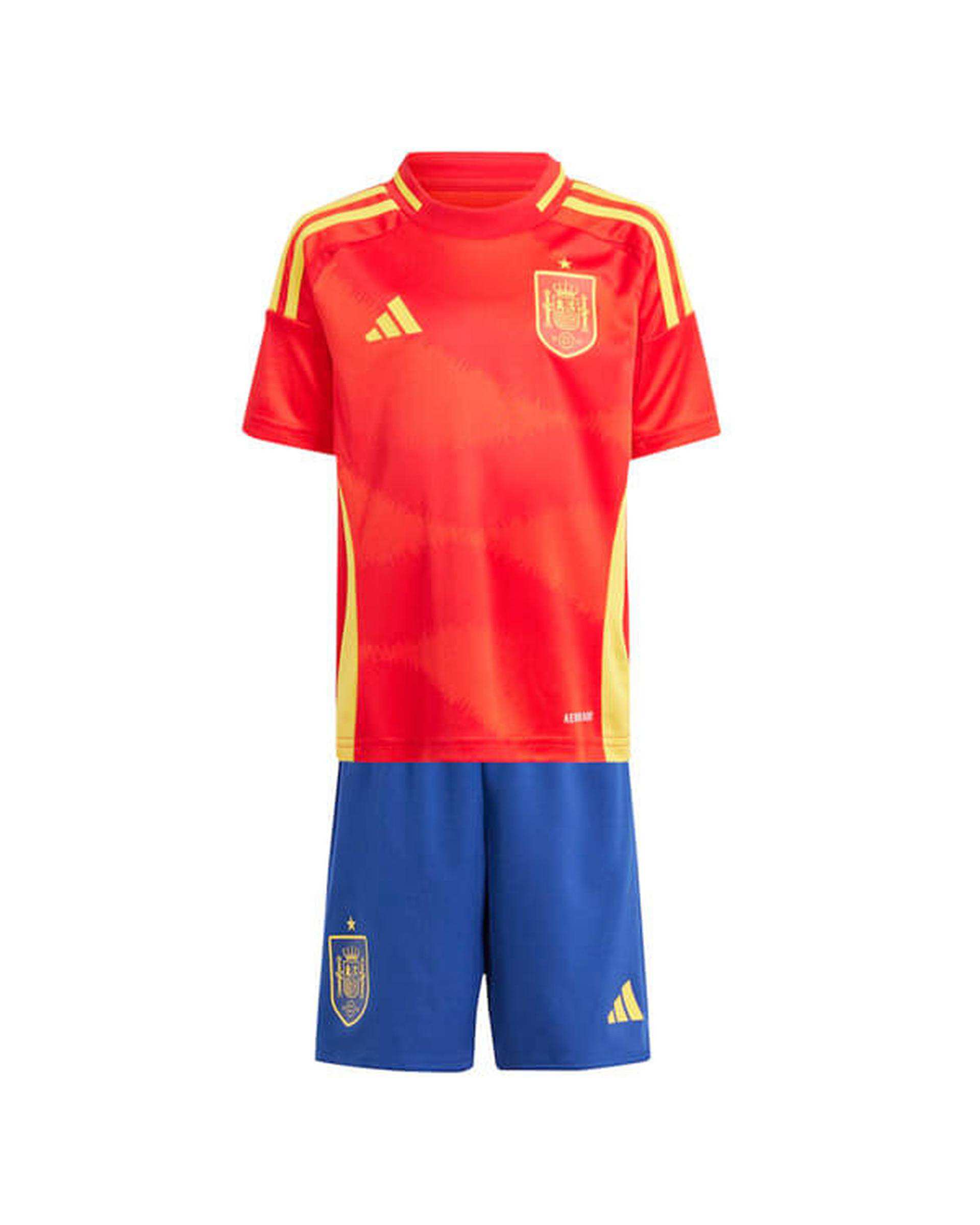 ست تی شرت و شلوارک ورزشی مردانه مدل اسپانیا Home 2024