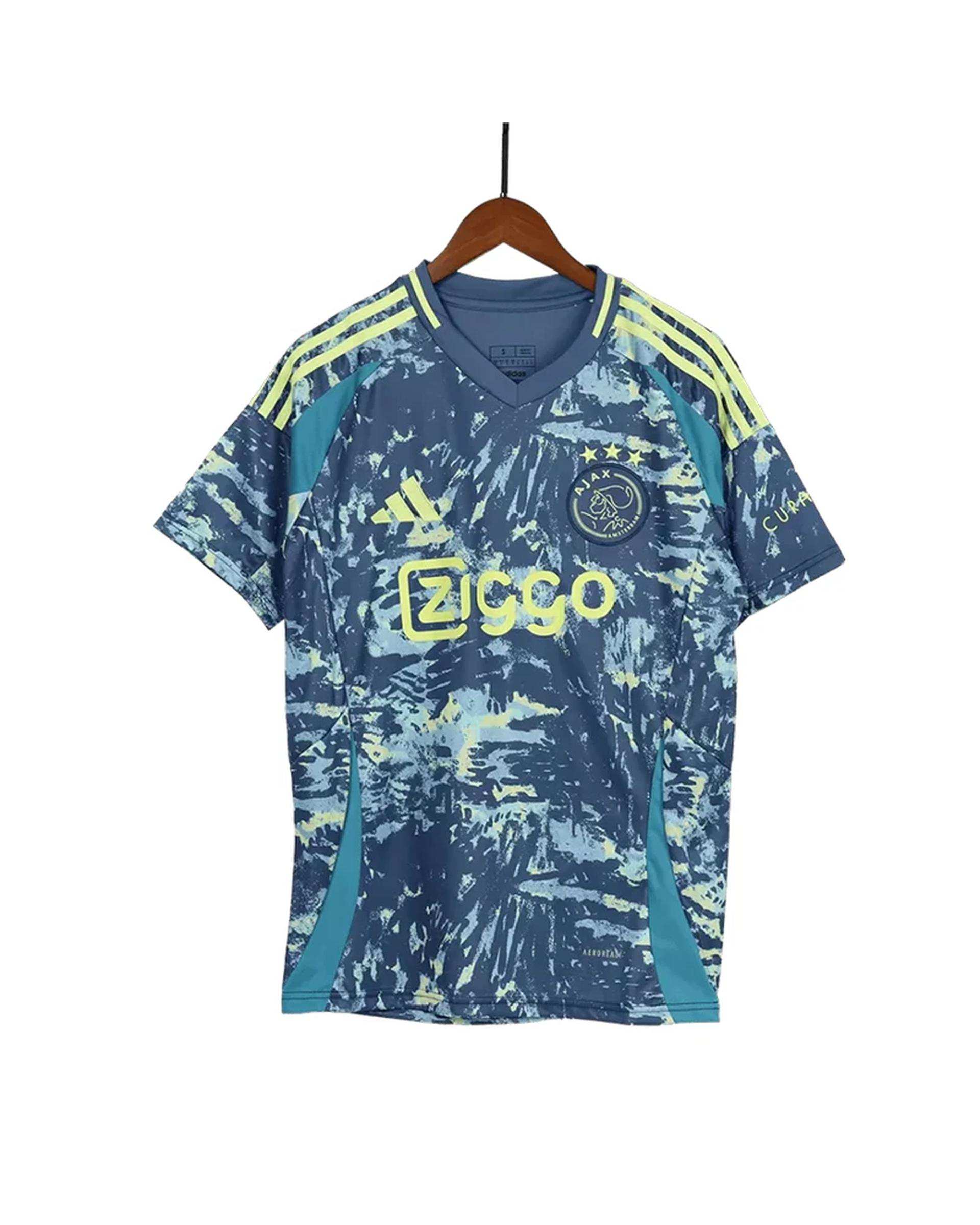 ست تی شرت و شلوارک ورزشی مردانه مدل آژاکس Away 2025