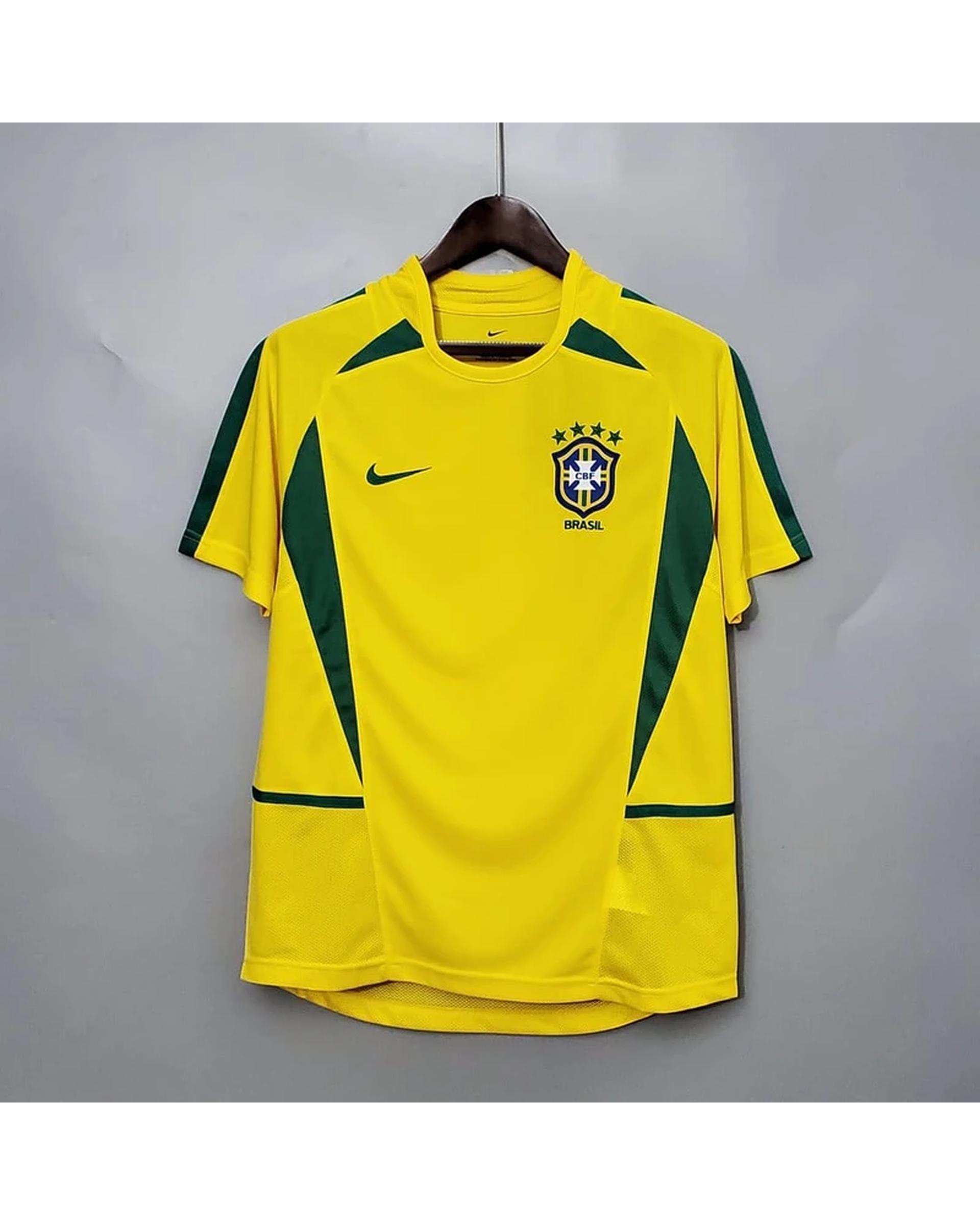 ست تی شرت و شلوارک ورزشی مردانه مدل برزیل کد Home 2002