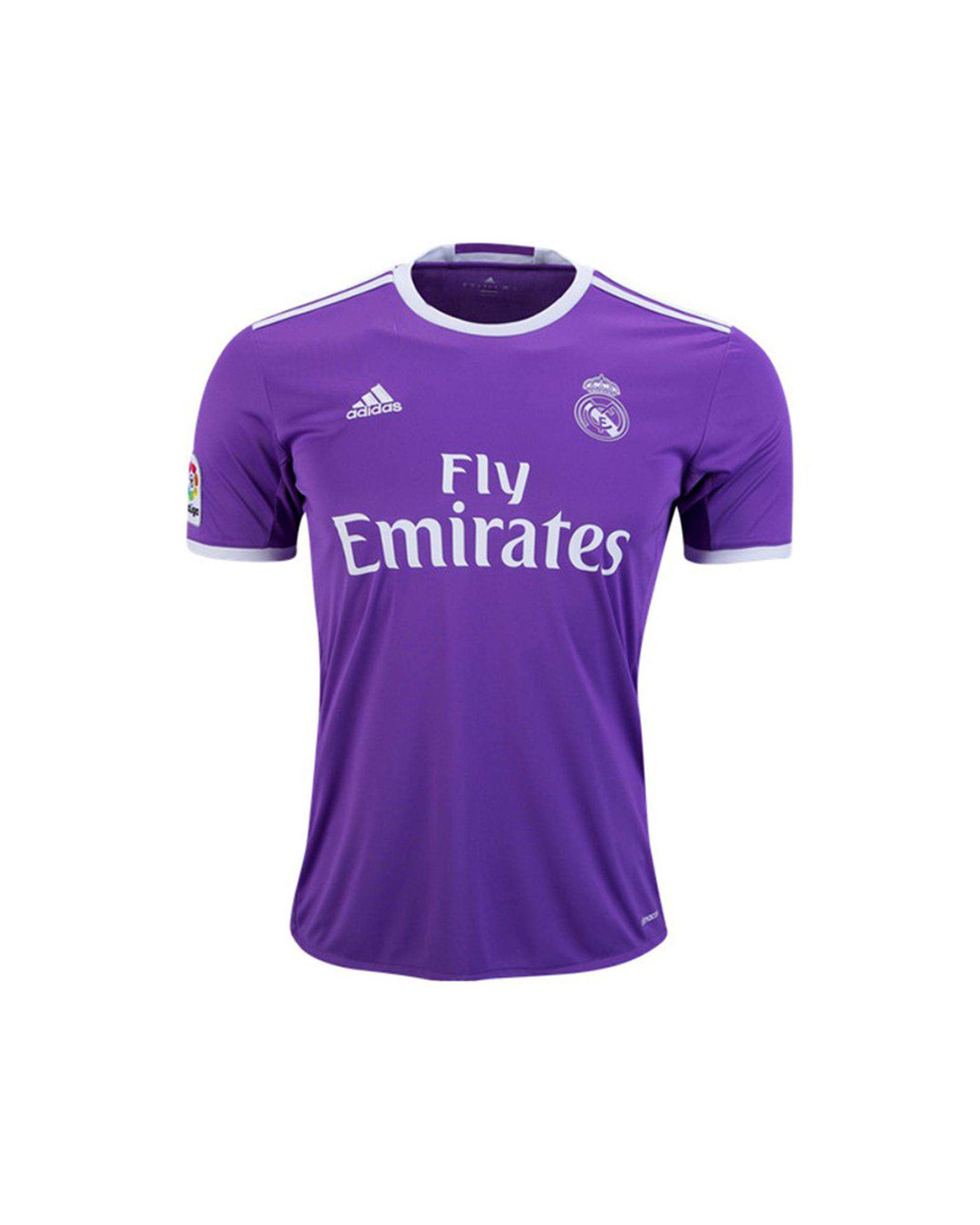 ست تی شرت و شلوارک ورزشی مردانه مدل رئال مادرید کد Away 2017
