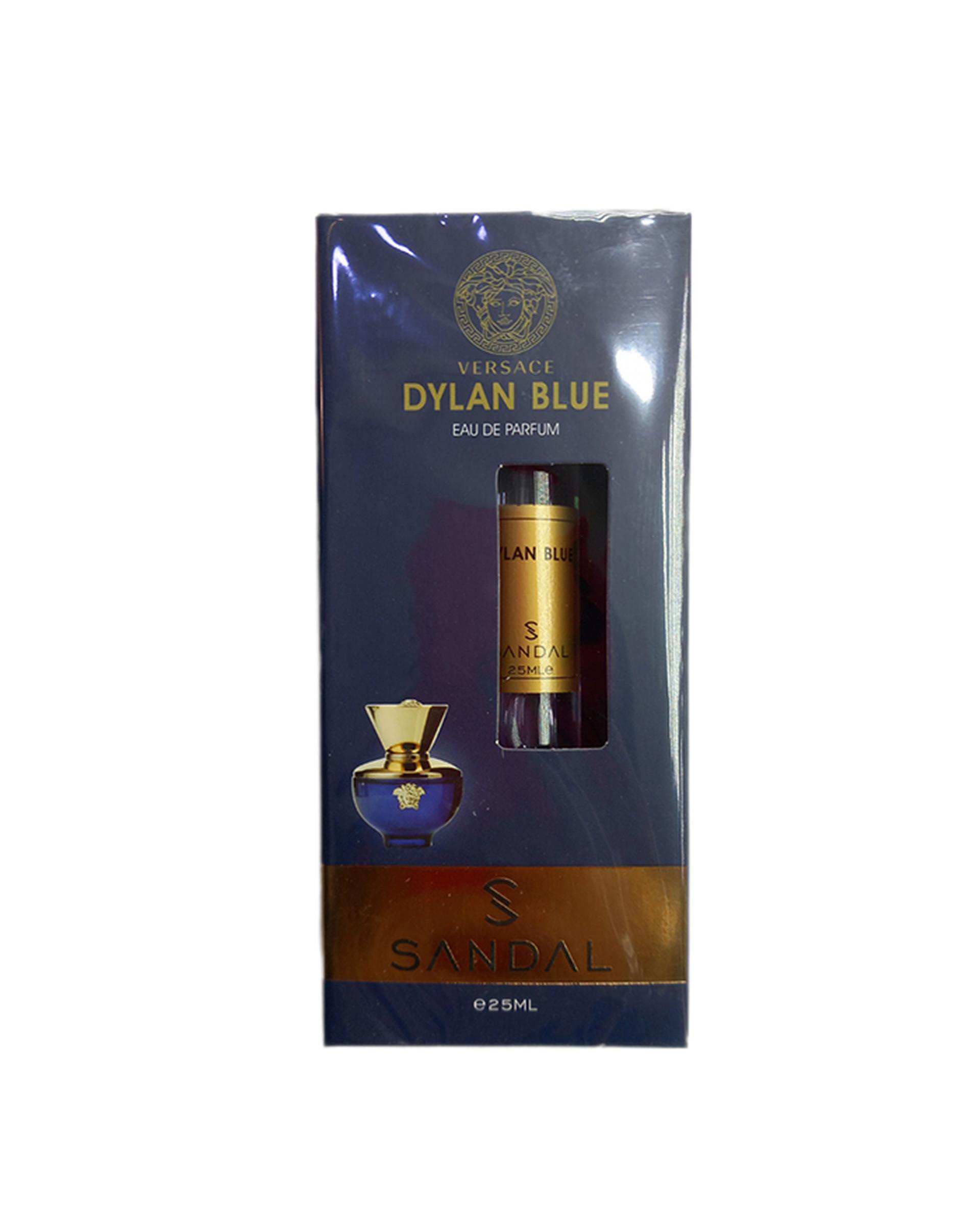 عطر جیبی زنانه صندل Sandal مدل ورساچه دیلان بلو Versace Dylan Blue حجم 25ml