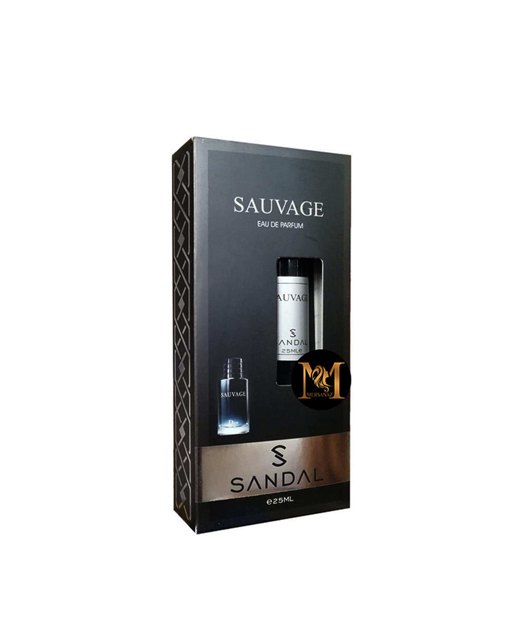 عطر جیبی مردانه صندل Sandal مدل دیور ساواج Dior Sauvage حجم 25ml