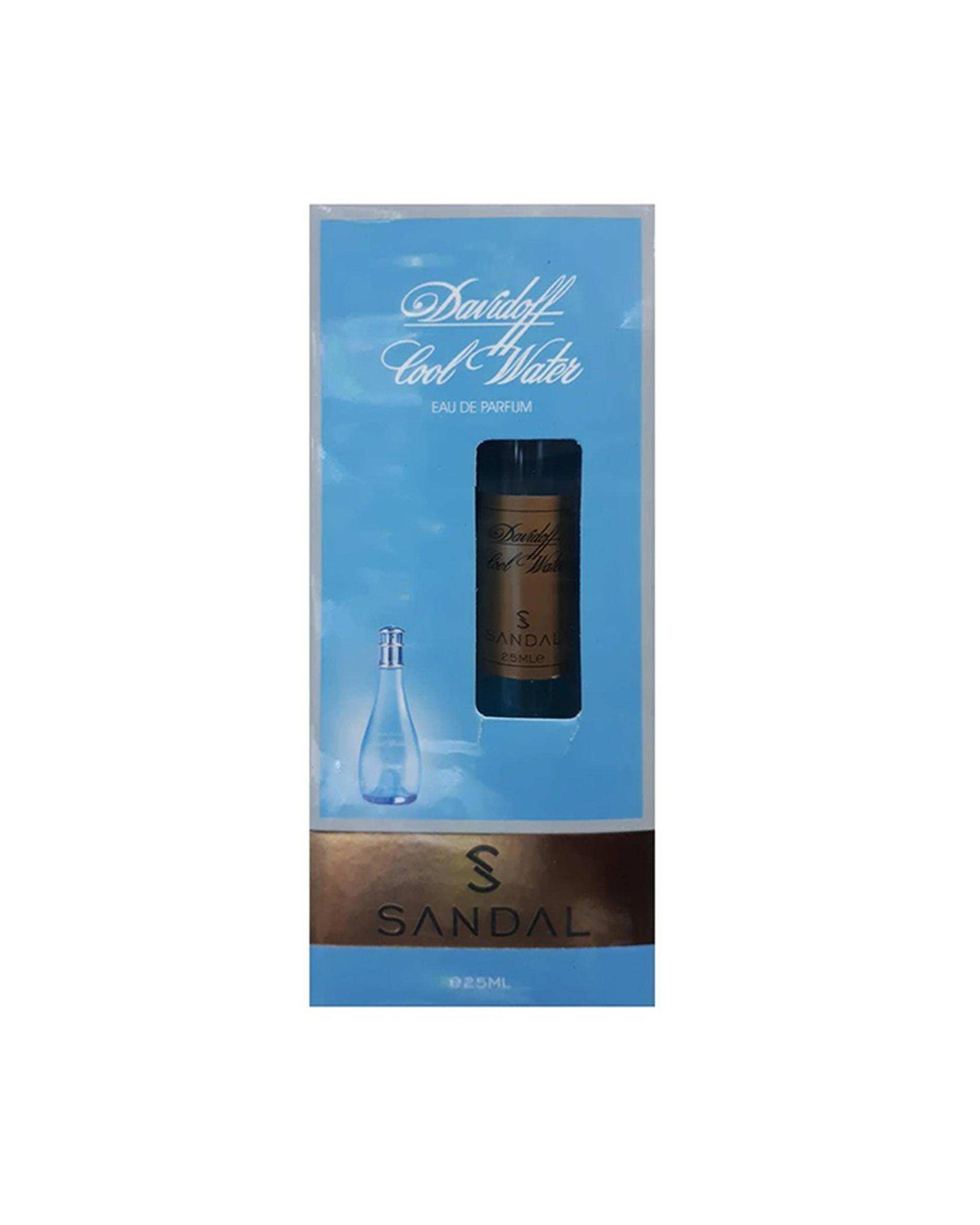 عطر جیبی زنانه صندل Sandal مدل کول واتر Cool Water حجم 25ml