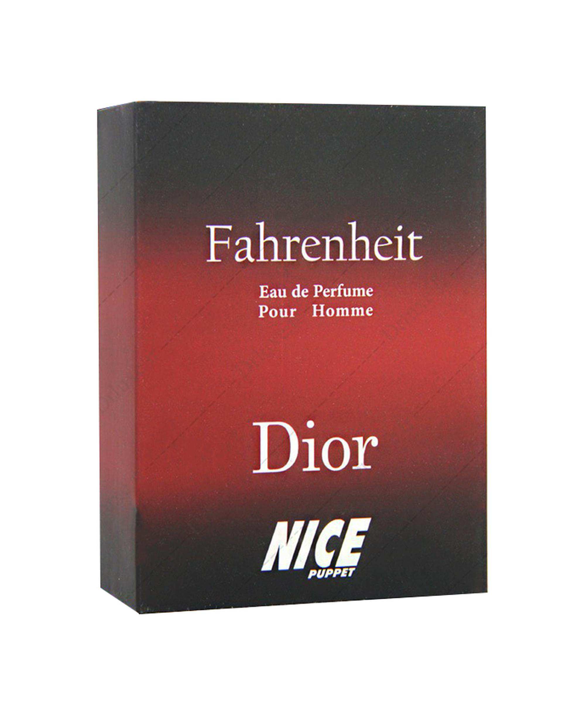 عطر مردانه نایس پاپت Nice Puppet مدل دیور فارنهایت Dior Fahrenheit حجم 85ml