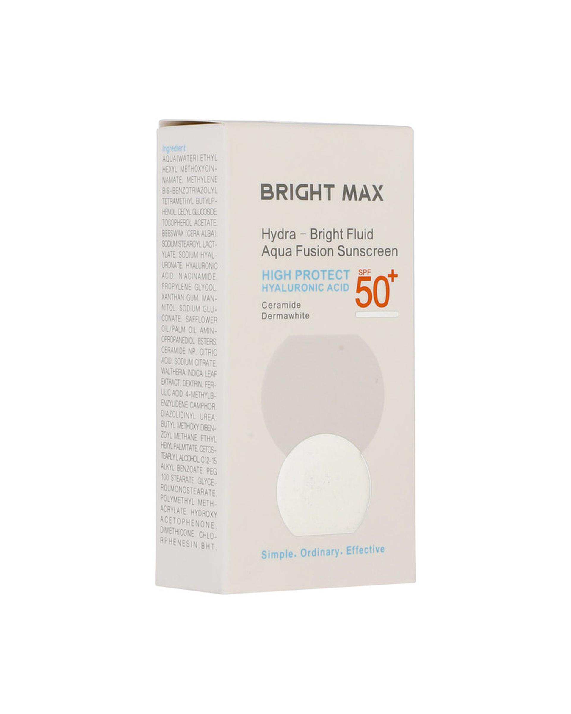 فلوئید ضد آفتاب SPF50 برایت مکس Bright Max حجم 50ml