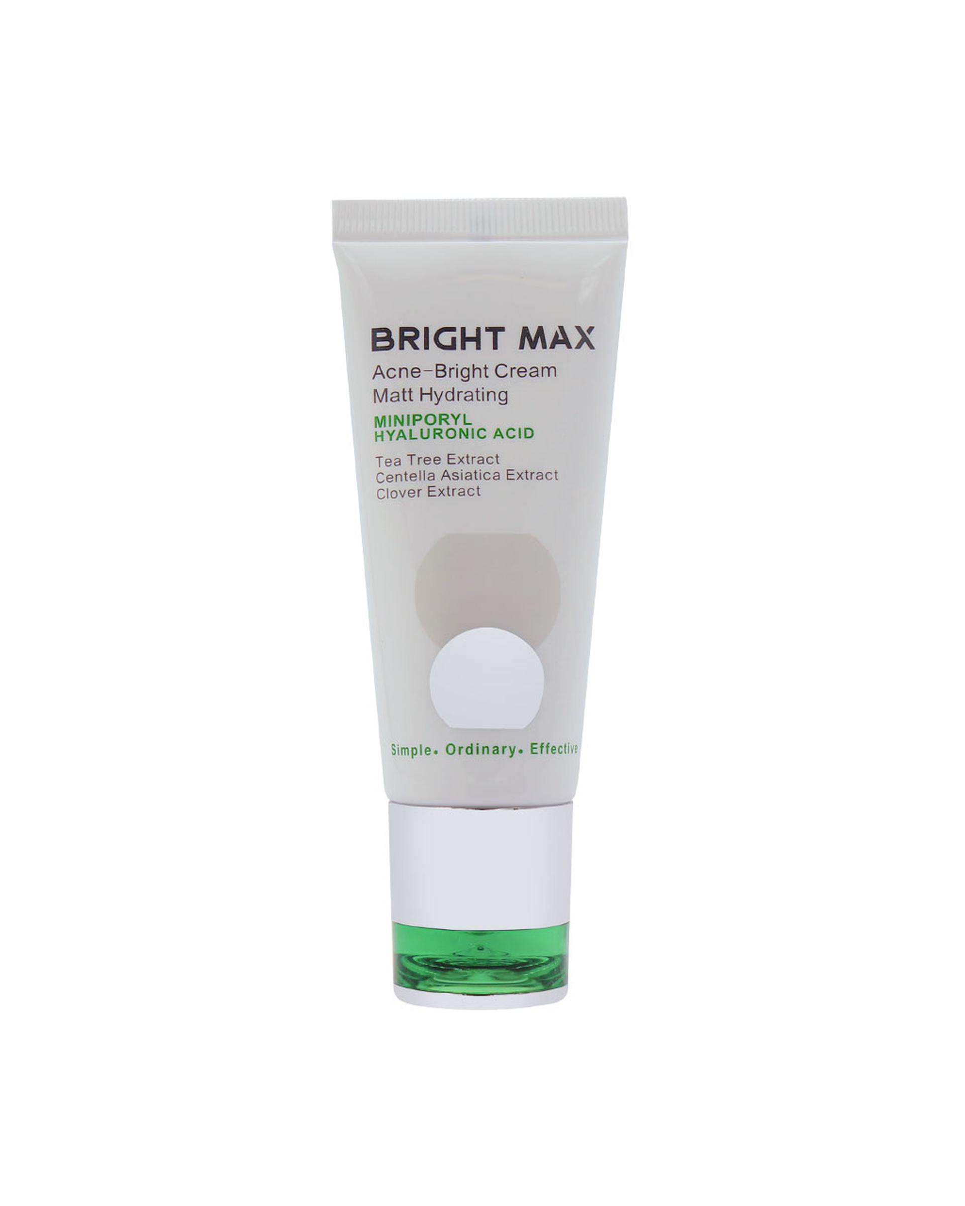 کرم مرطوب کننده مات آکنه برایت مکس Bright Max مدل Matt Hydrating حجم 40ml