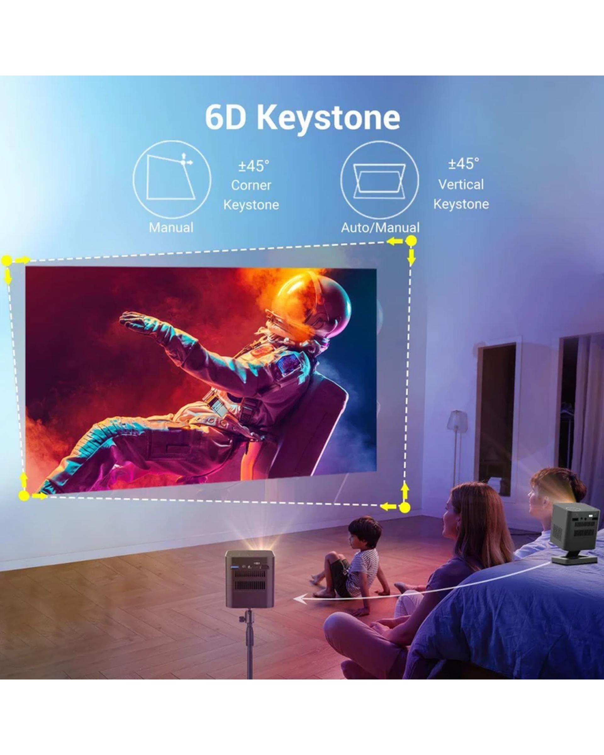 ویدئو پروژکتور بینتیک Byintek مدل Smart Projector
 P19