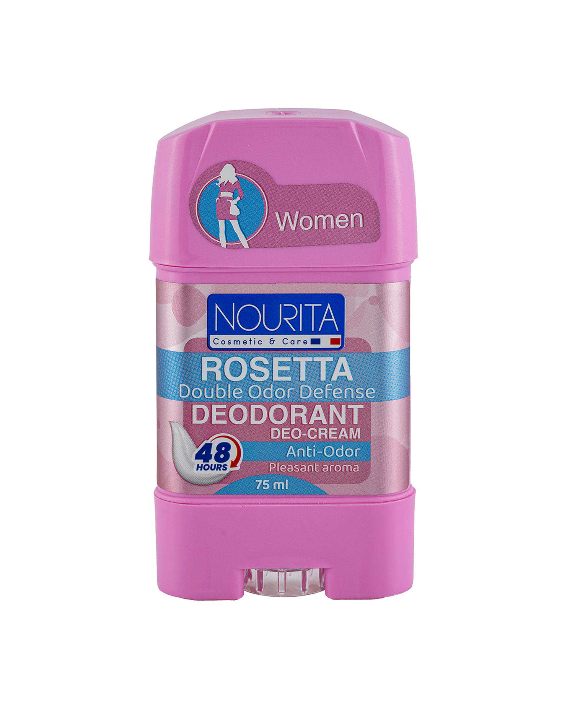 مام استیک کرمی ضد تعریق زنانه نوریتا Nourita مدل Rosetta حجم 75ml