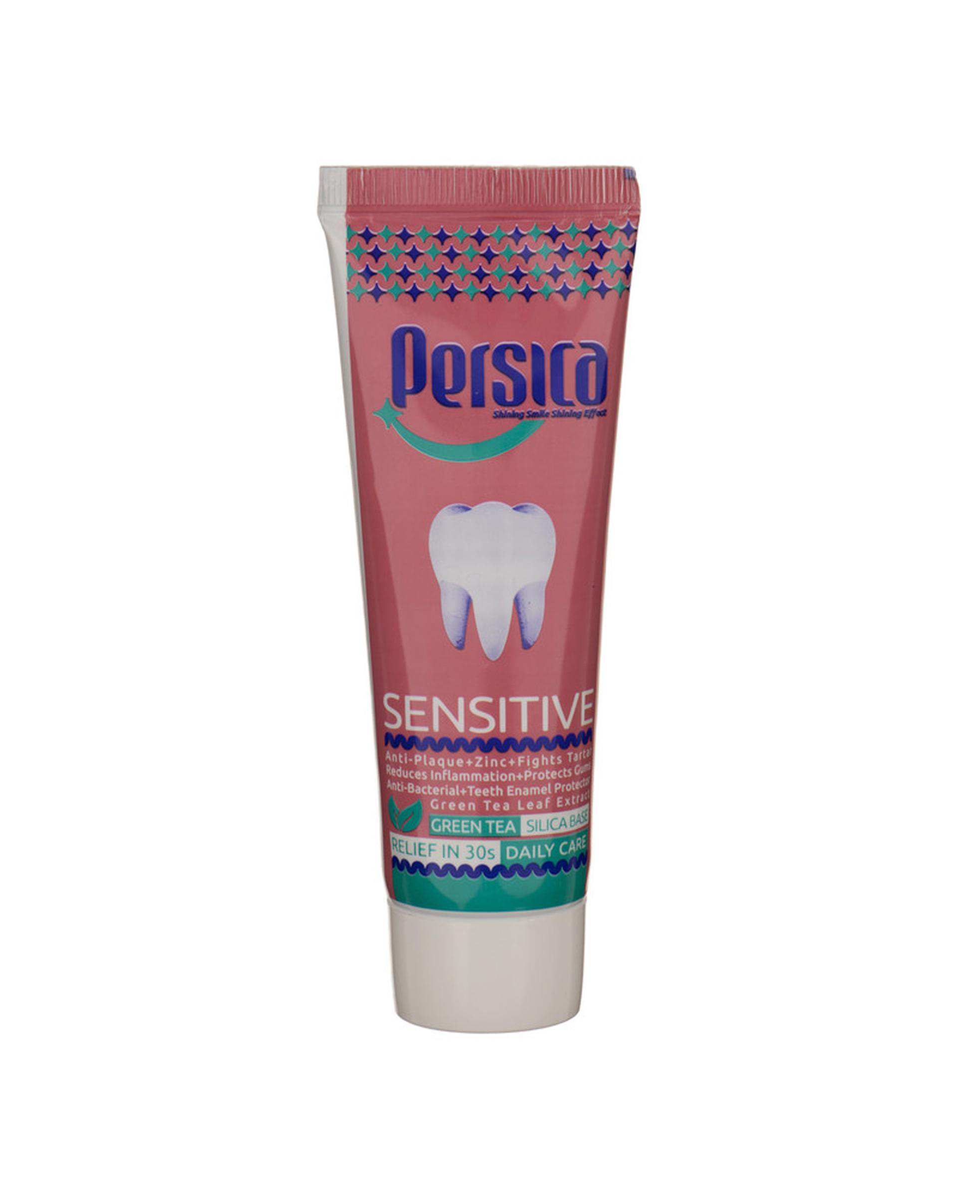 خمیر دندان پرسیکا Persica مدل Sensitive وزن 100 گرم