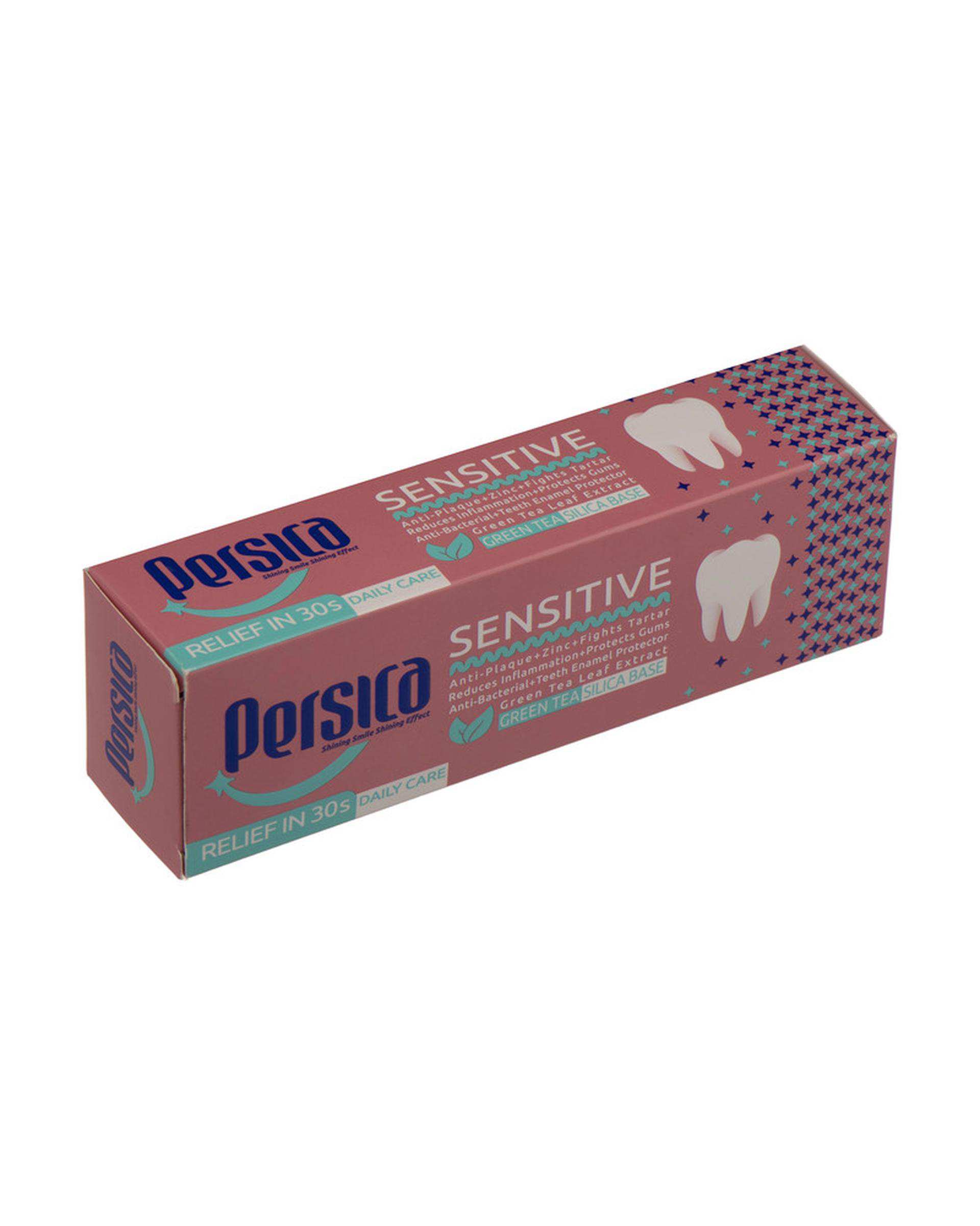 خمیر دندان پرسیکا Persica مدل Sensitive وزن 100 گرم