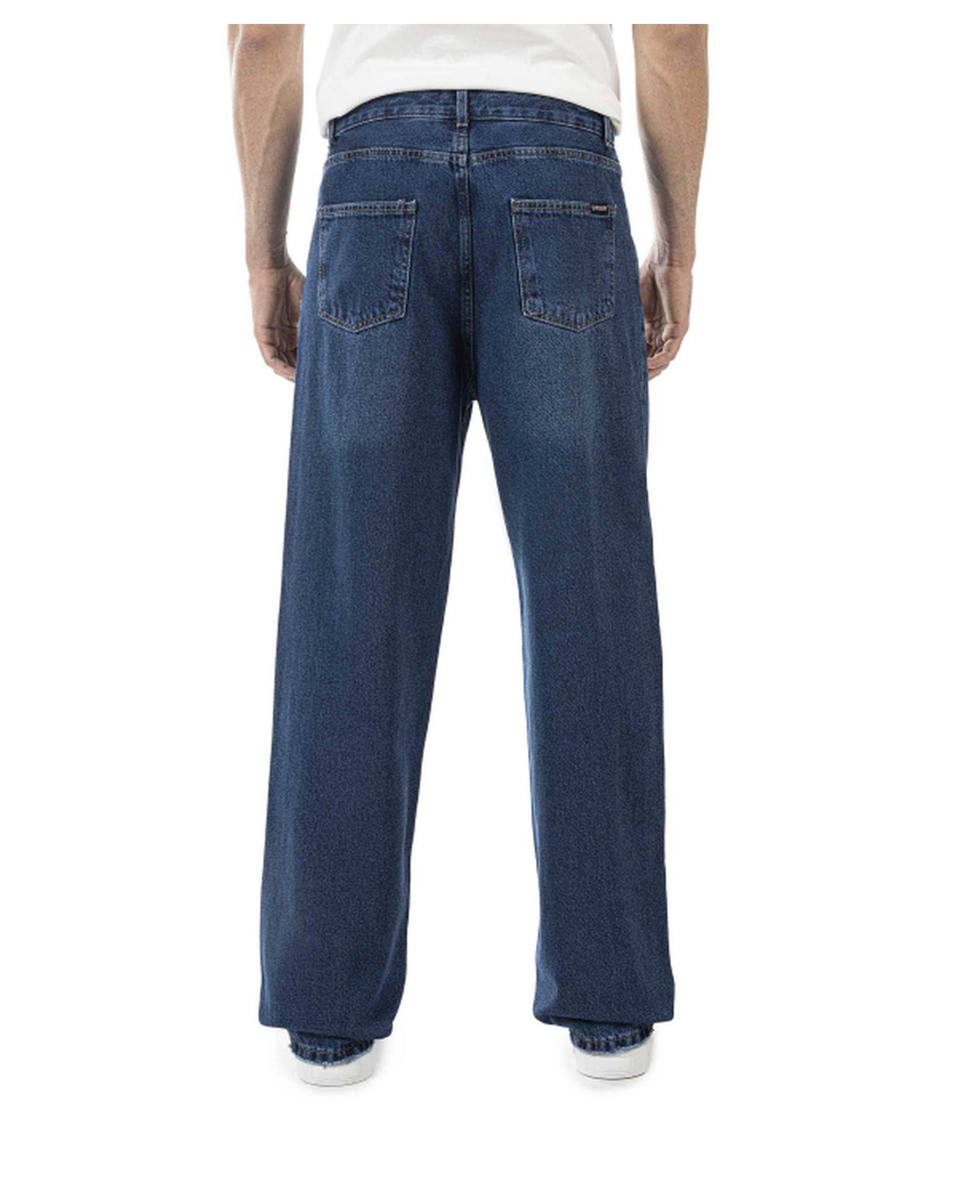 شلوار جین مردانه بگ آبی تیره سوپردرای Superdry کد M17A40508C