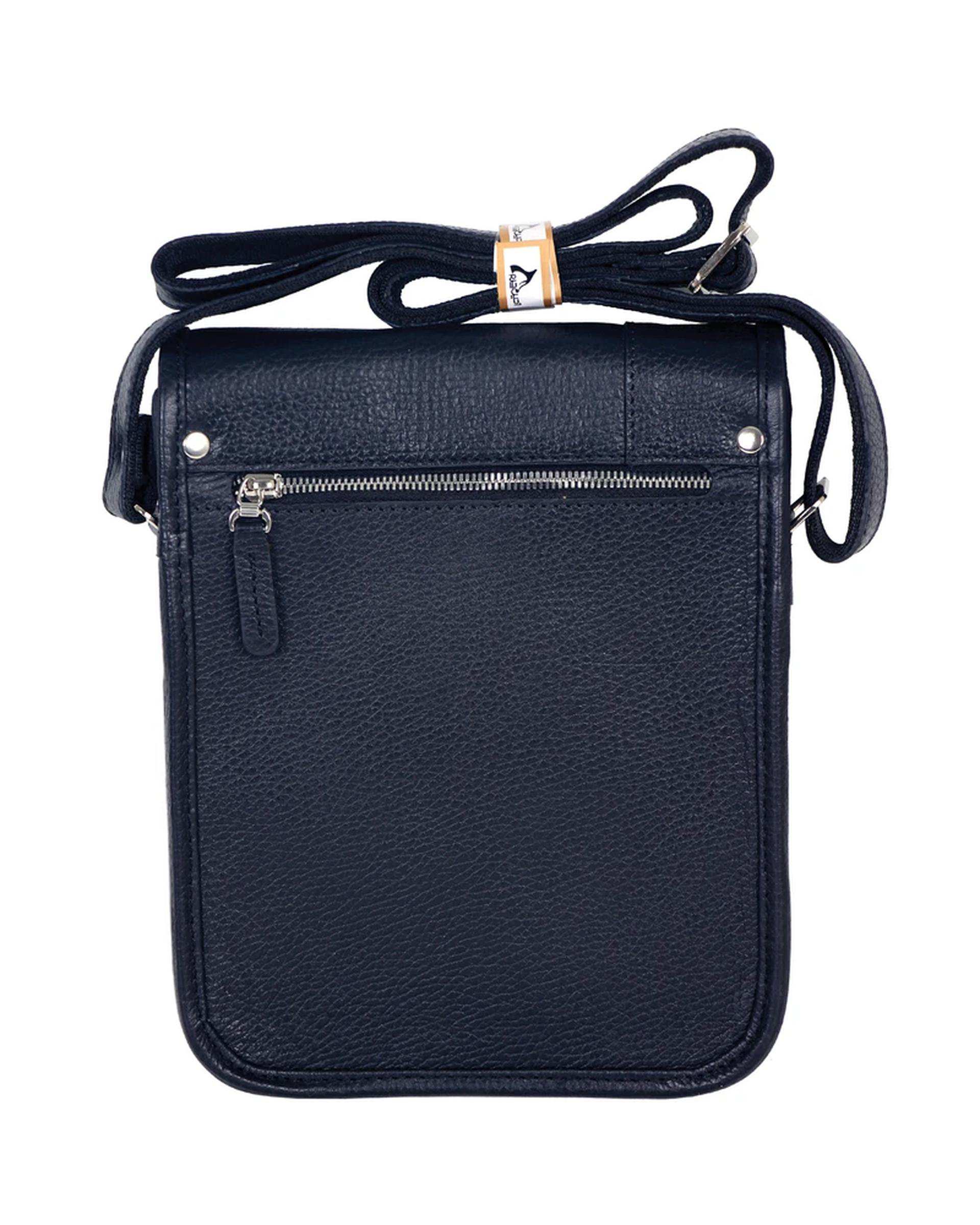 کیف چرم رودوشی مشکی چرم بارز Charm Barez مدل DG26.1
