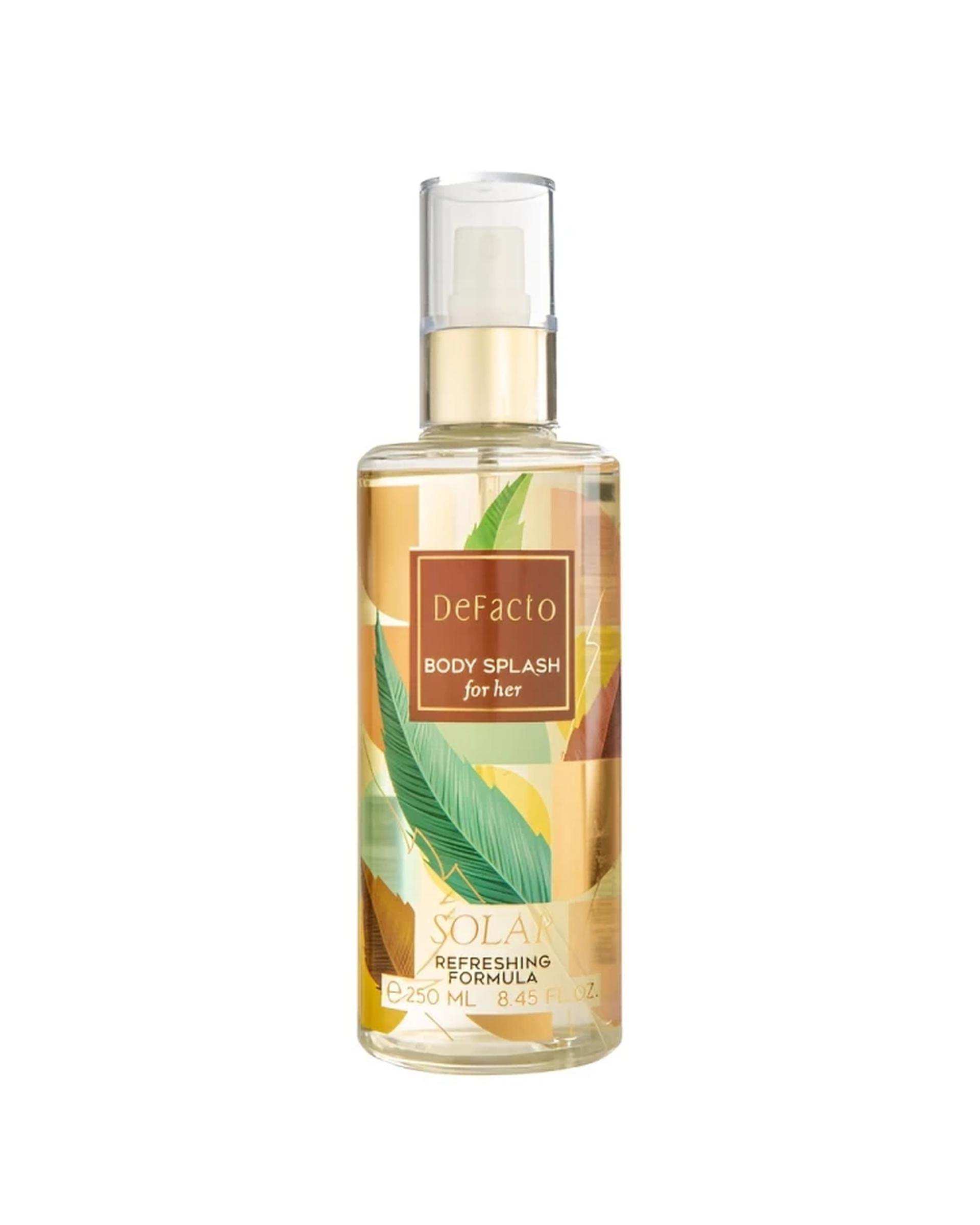 بادی اسپلش زنانه دیفکتو Defacto مدل Solar حجم 250ml