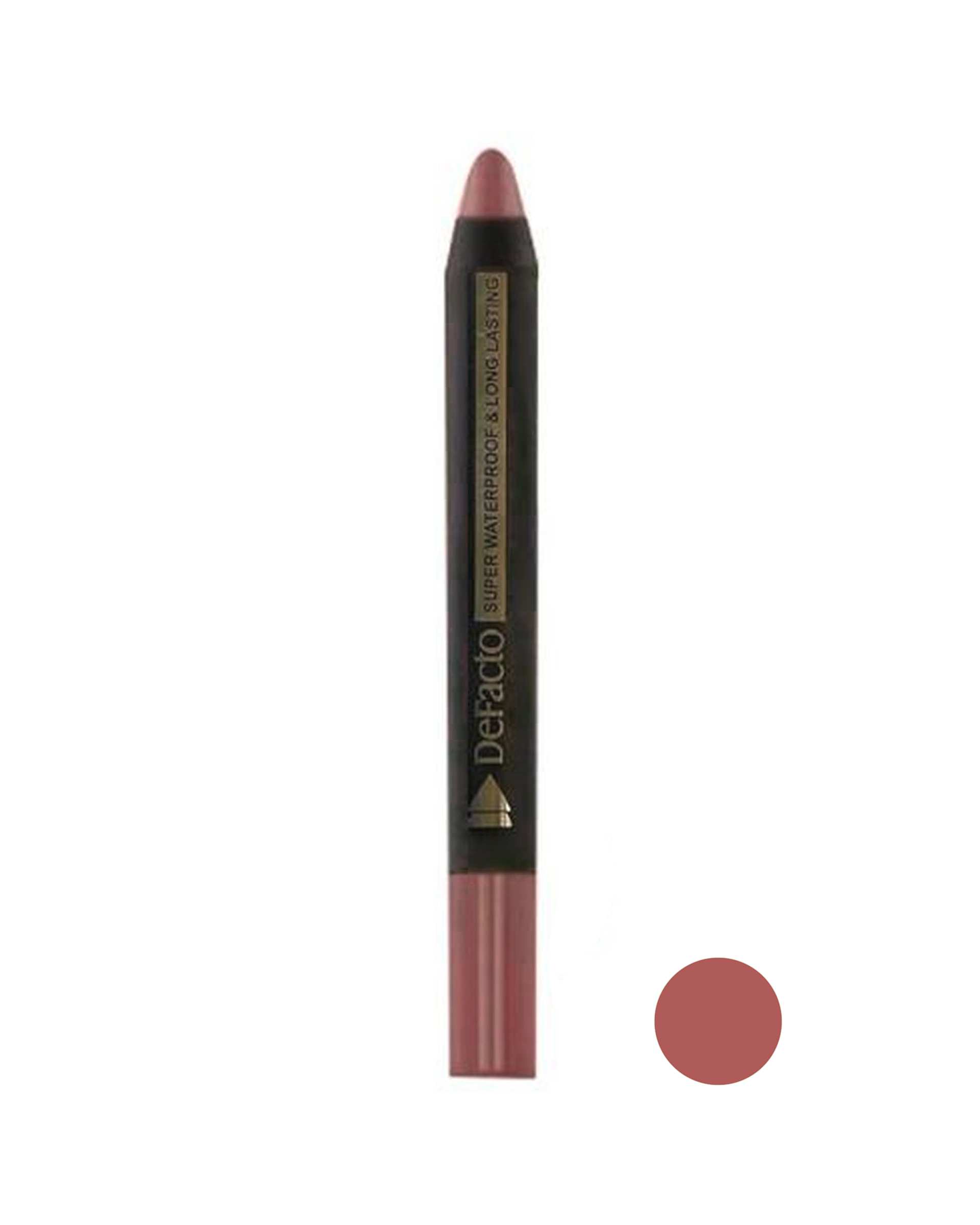 رژ لب مدادی دیفکتو Defacto مدل Super Waterproof شماره D06