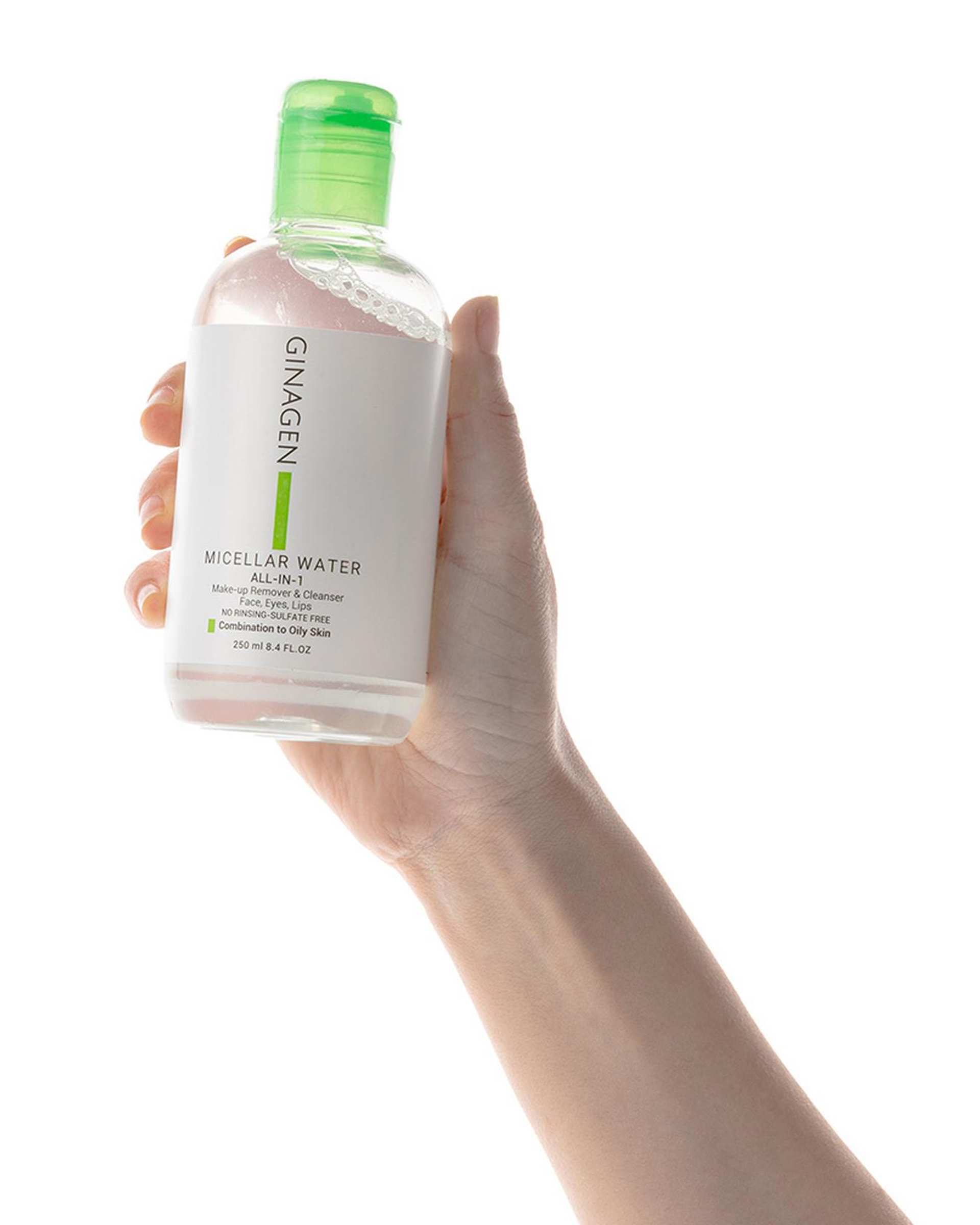 میسلار واتر ژیناژن Ginagen مدل Deep Clean مخصوص پوست چرب 250ml
