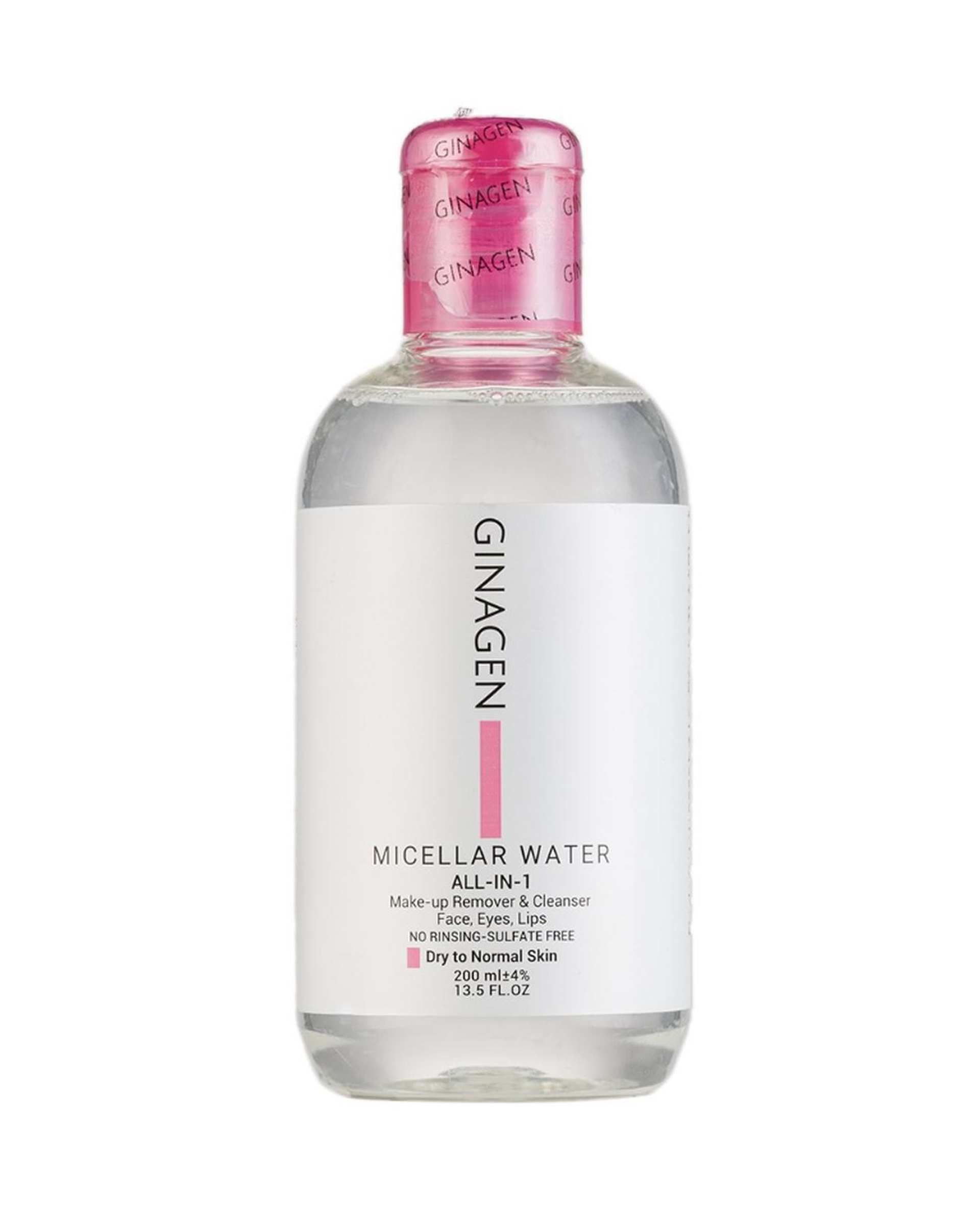 میسلار واتر ژیناژن Ginagen مدل Deep Clean مخصوص پوست خشک 200ml