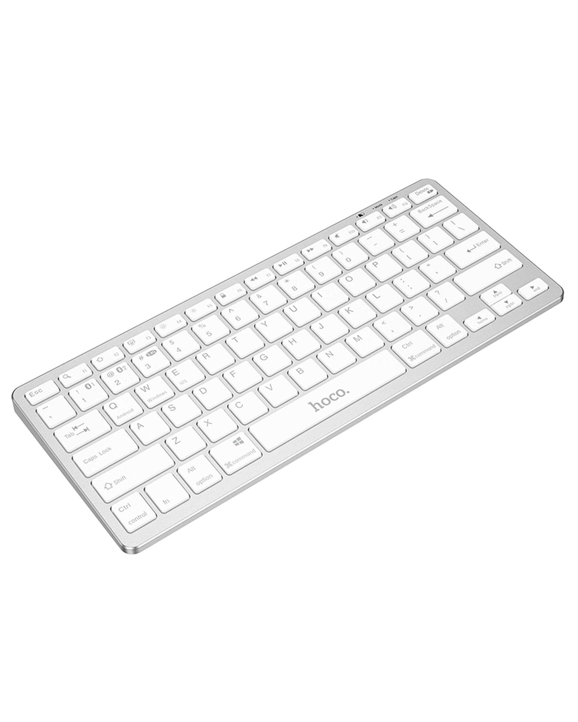 کیبورد بی سیم نقره ای هوکو HOCO مدل GM32