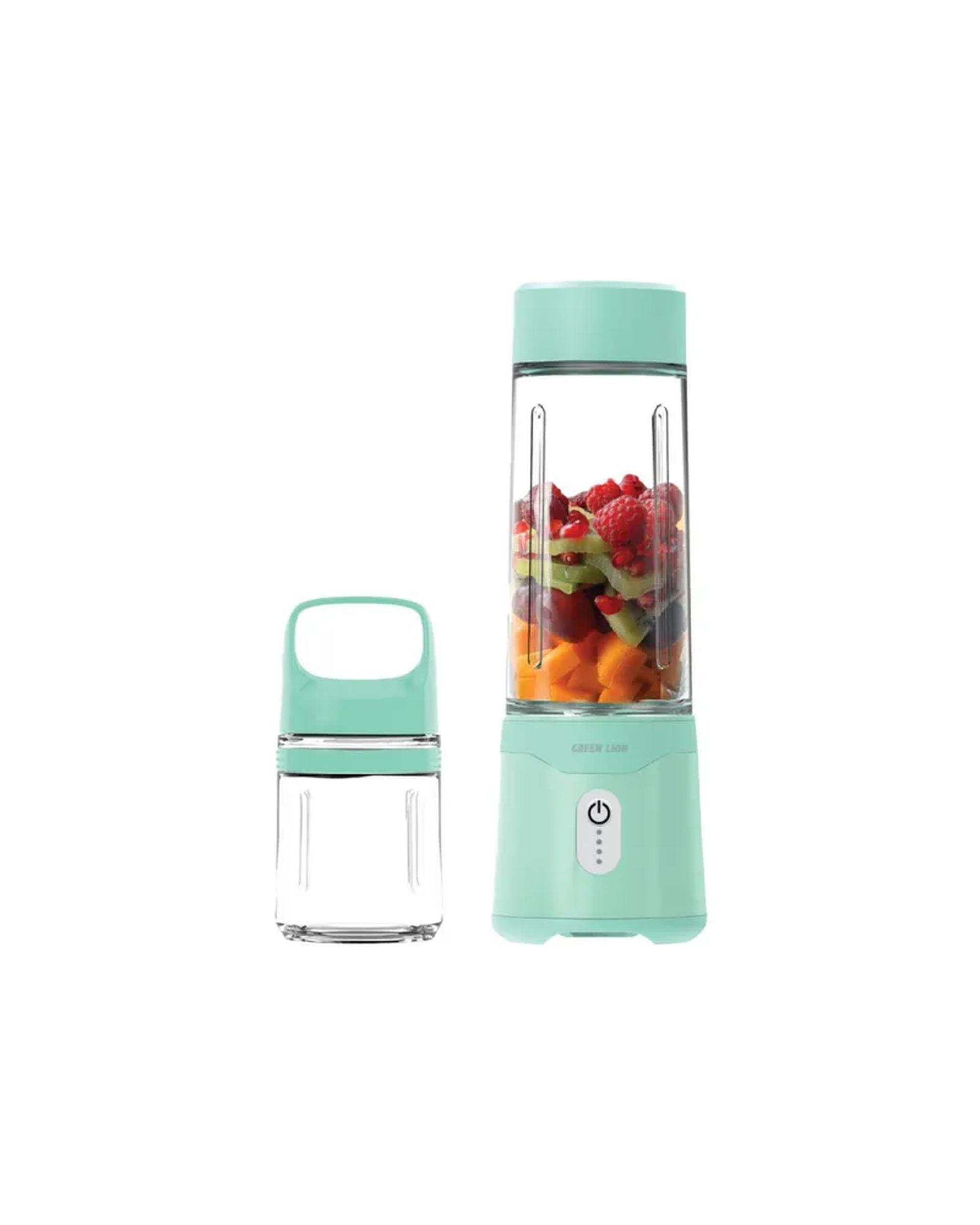 آبمیوه گیر و مخلوط کن قابل حمل سبز آبی گرین لاین Green Lion مدل Summer Mate Portable Blender