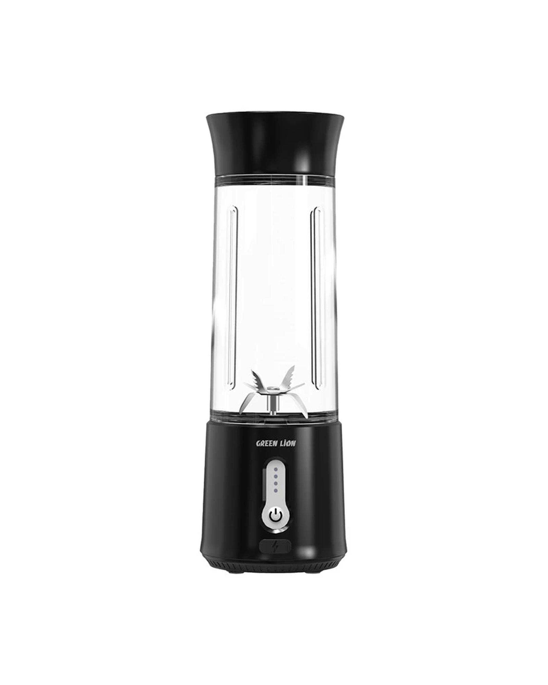 آبمیوه گیری 6 تیغه مشکی گرین لاین Green Lion مدل Jet Plus Six Blades Juicer 500ML