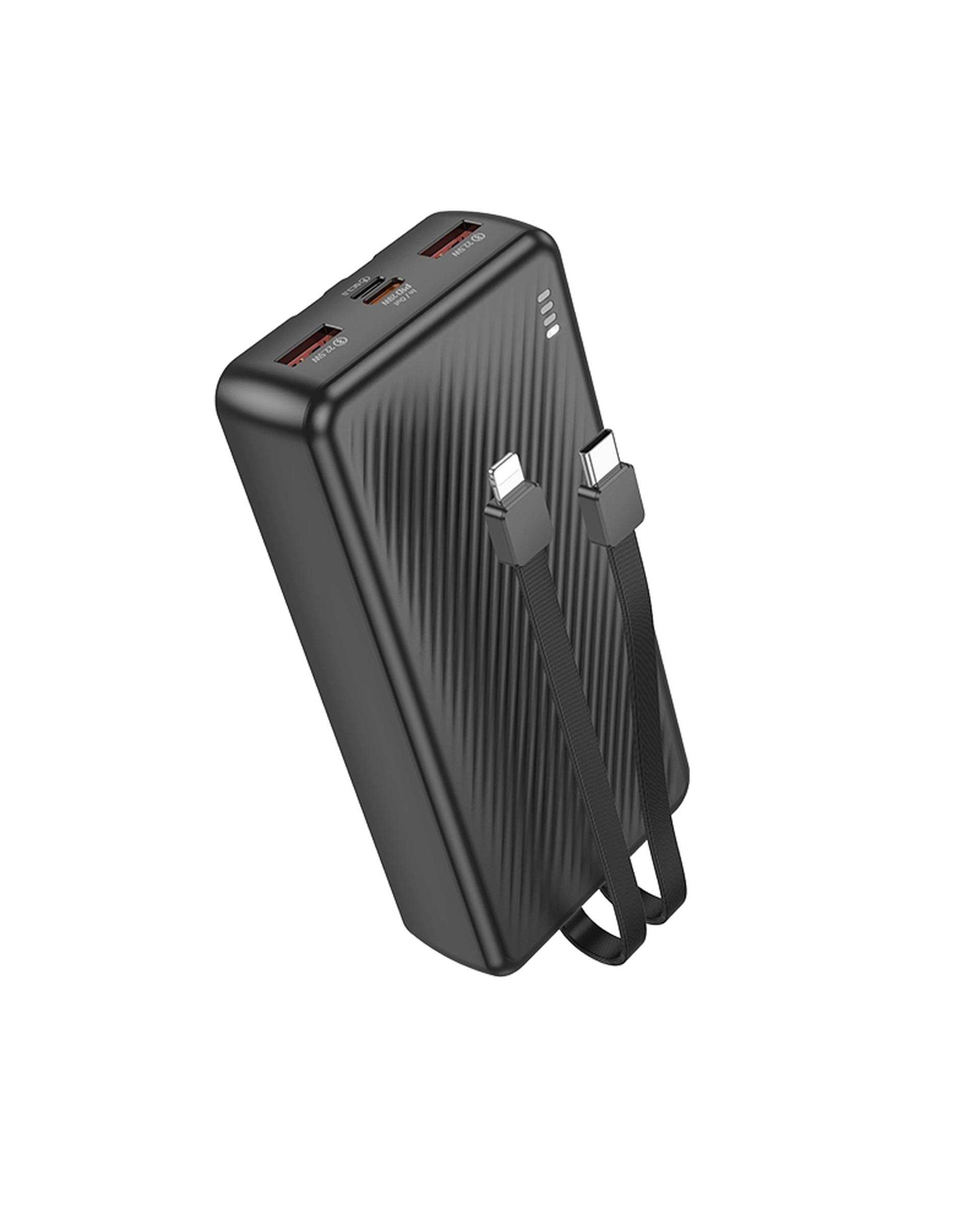 پاور بانک مشکی بروفون BOROFONE مدل BJ57A 22.5W ظرفیت 20000 میلی آمپر ساعت
