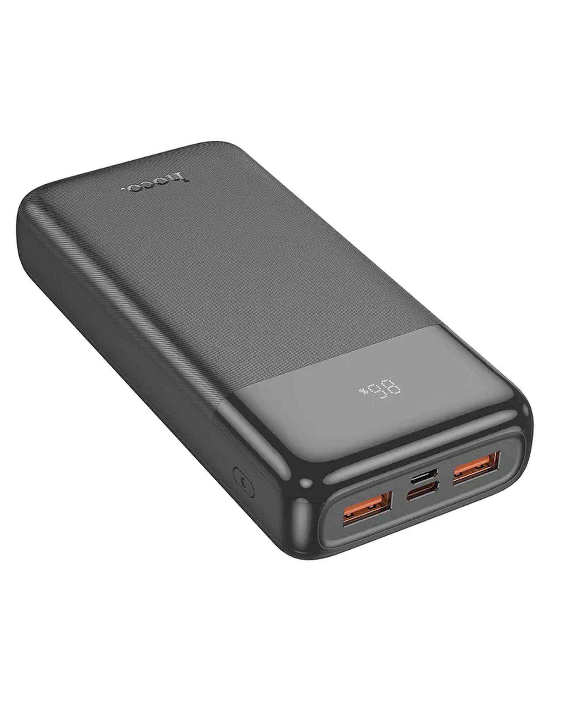 پاور بانک مشکی هوکو HOCO مدل J121A 22.5W ظرفیت 20000 میلی آمپر ساعت