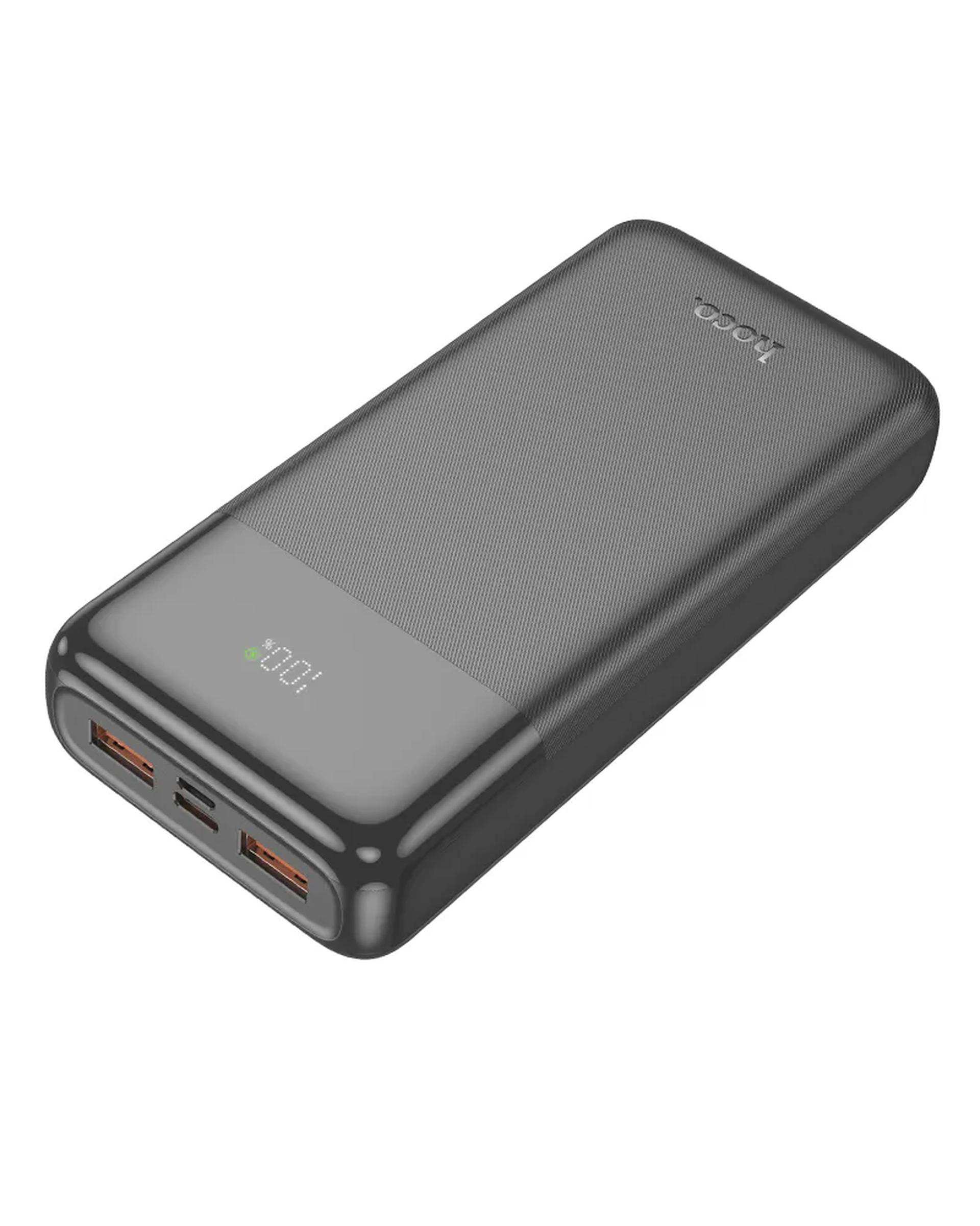 پاور بانک مشکی هوکو HOCO مدل J121A 22.5W ظرفیت 20000 میلی آمپر ساعت