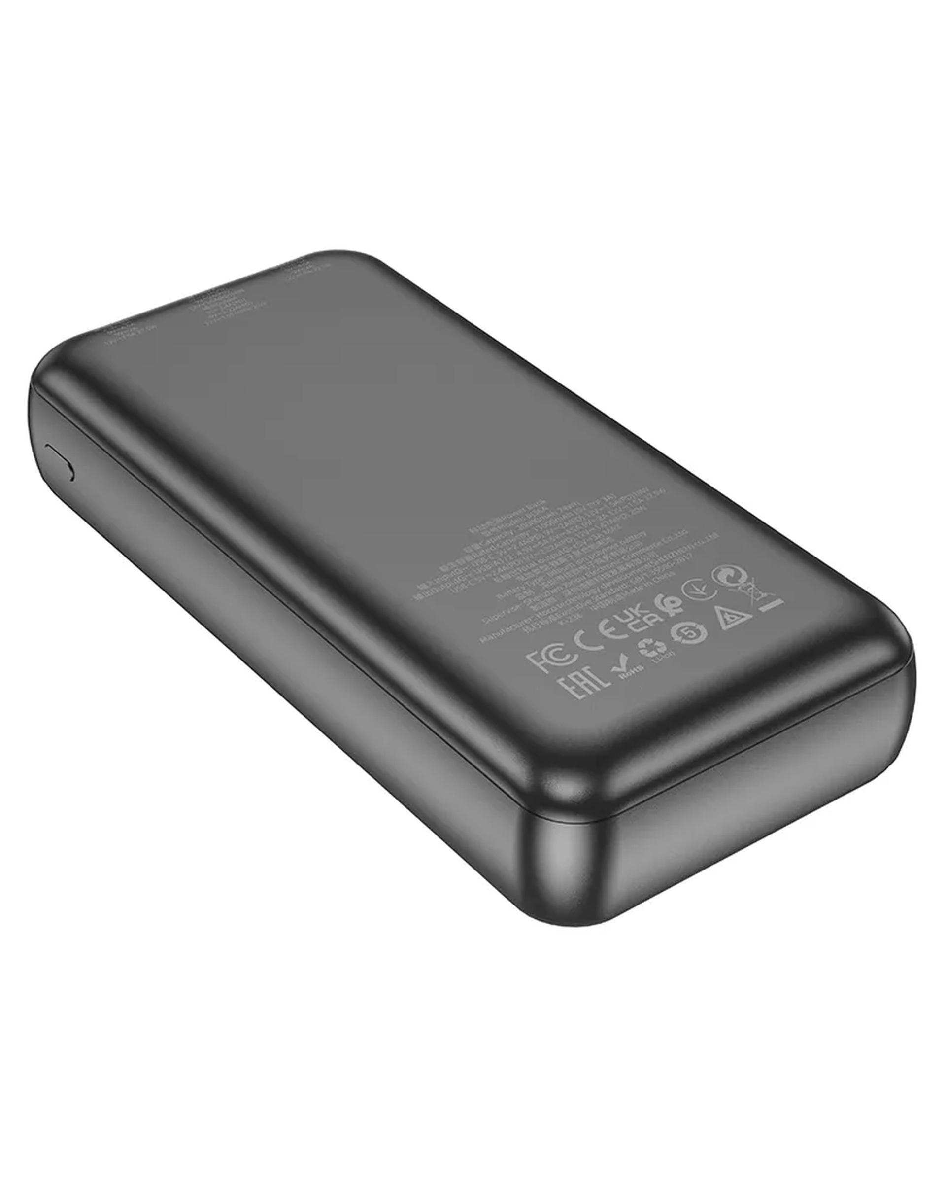 پاوربانک مشکی بروفون BOROFONE مدل BJ36A ظرفیت 20000 میلی آمپر ساعت
