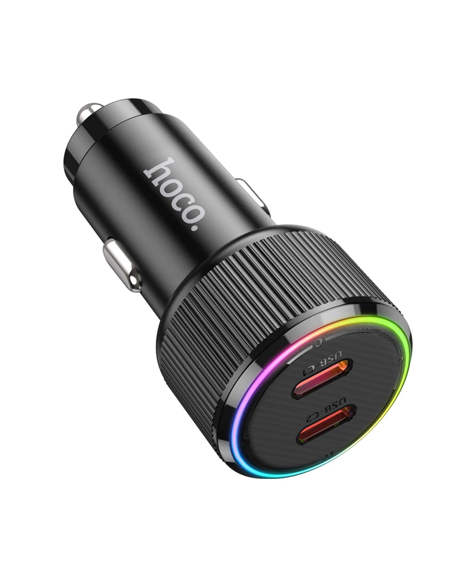 شارژر فندکی خودرو مشکی هوکو HOCO مدل NZ14B