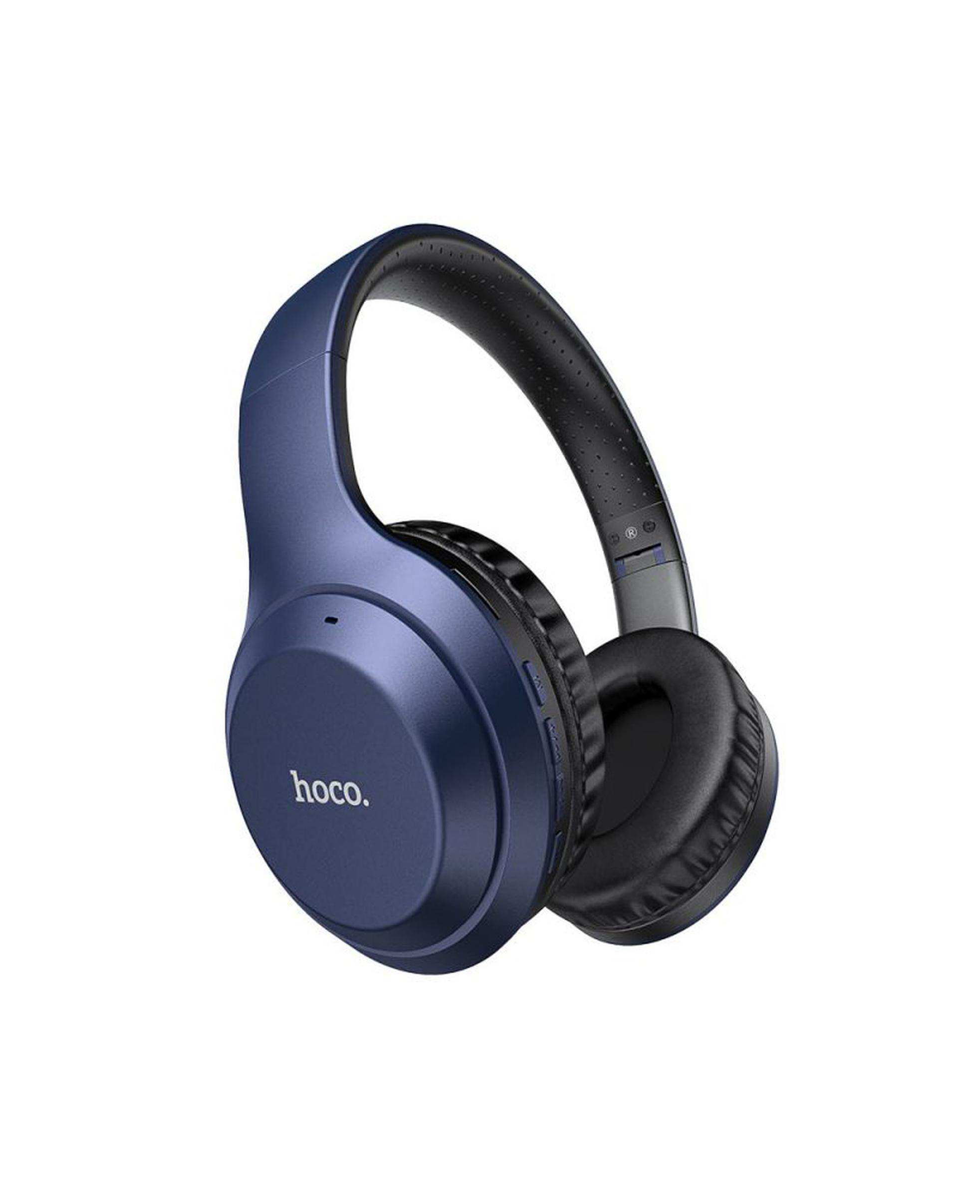 هدفون بی سیم آبی هوکو HOCO مدل W30