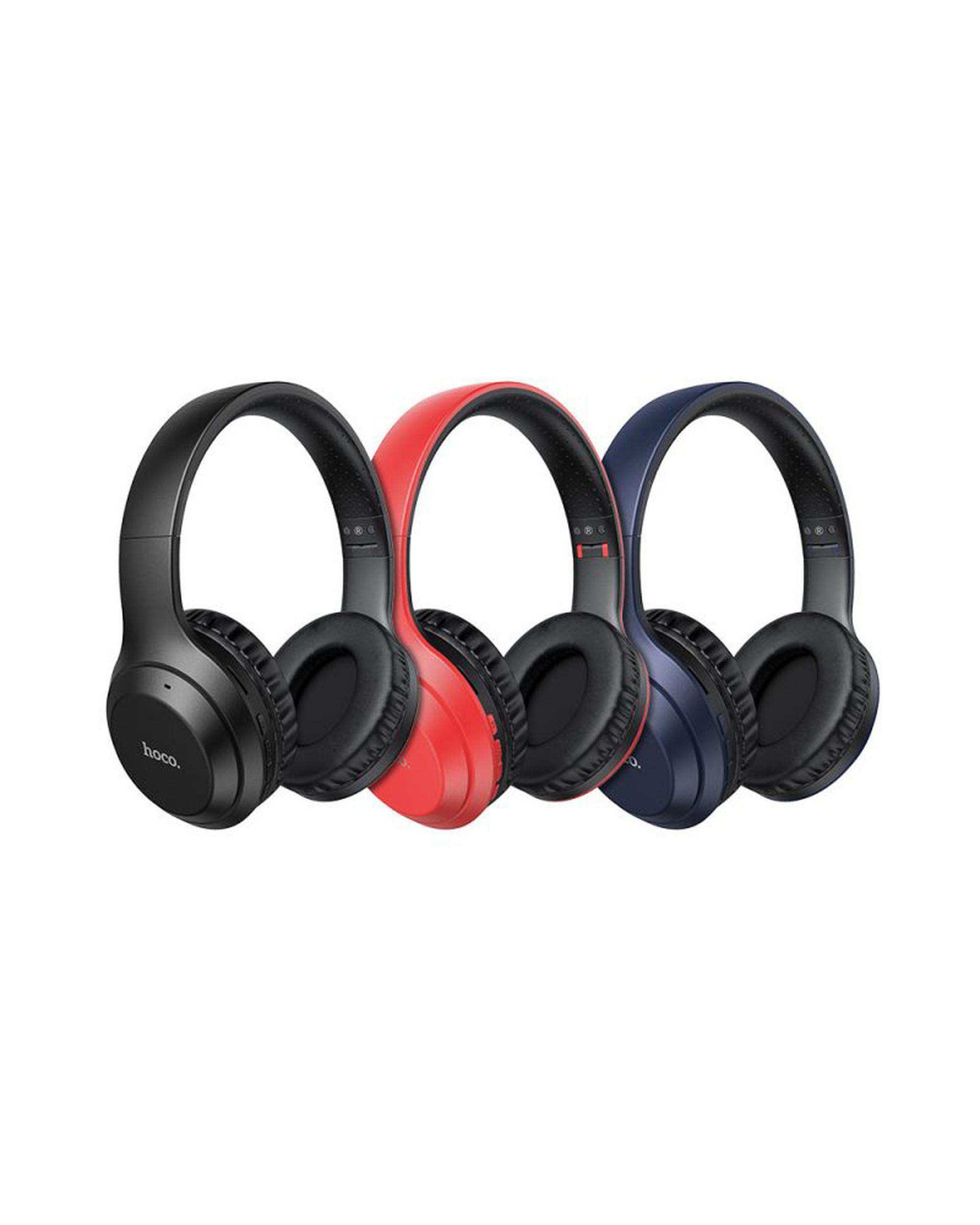 هدفون بی سیم آبی هوکو HOCO مدل W30