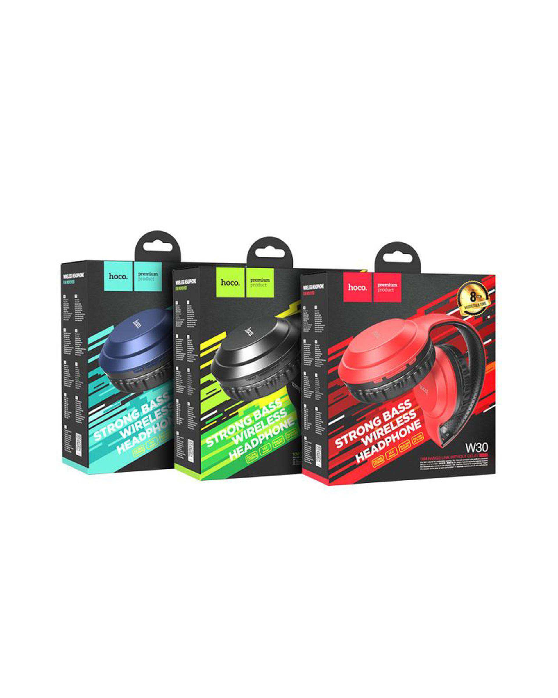 هدفون بی سیم آبی هوکو HOCO مدل W30