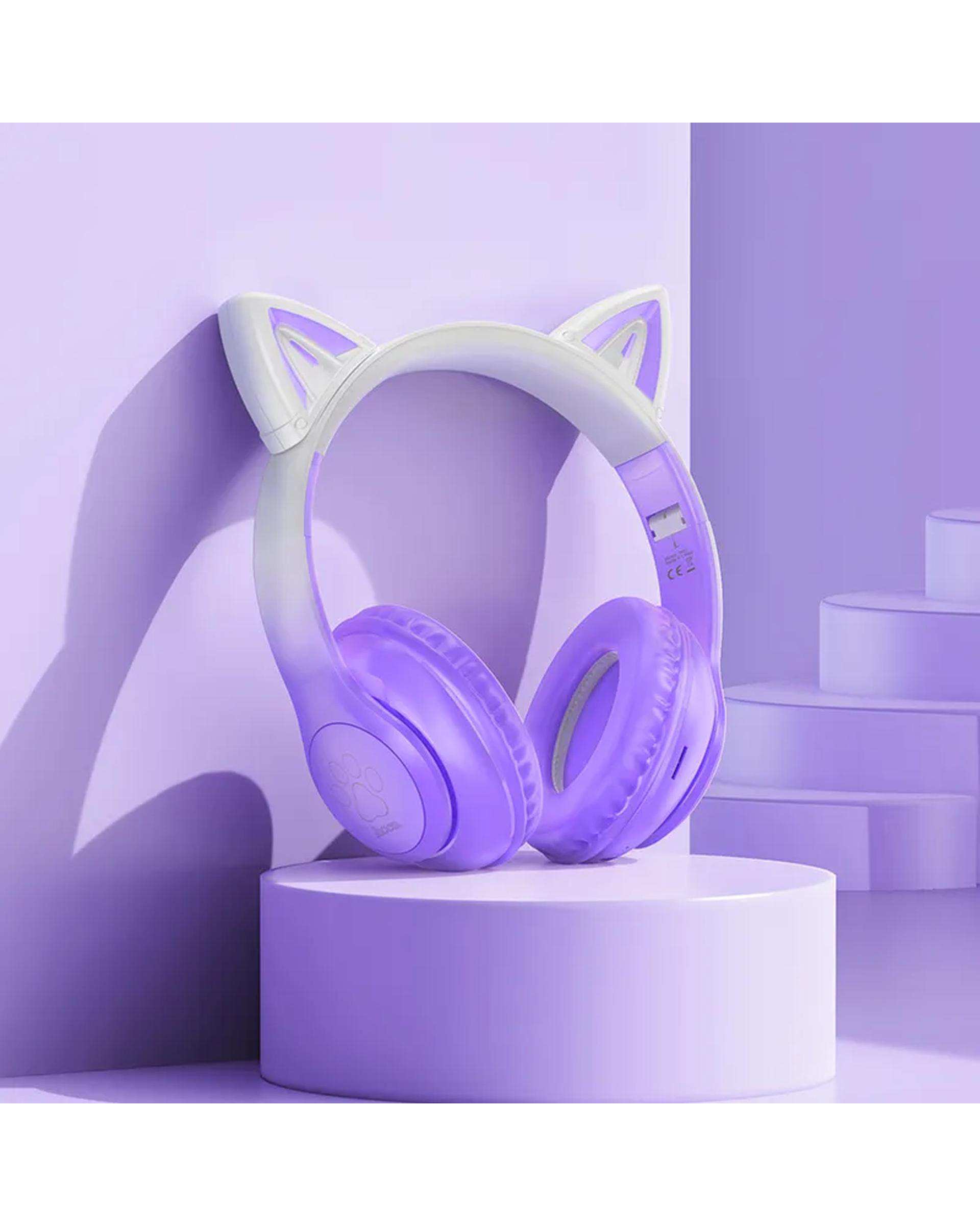 هدست بلوتوثی بنفش هوکو HOCO مدل W42