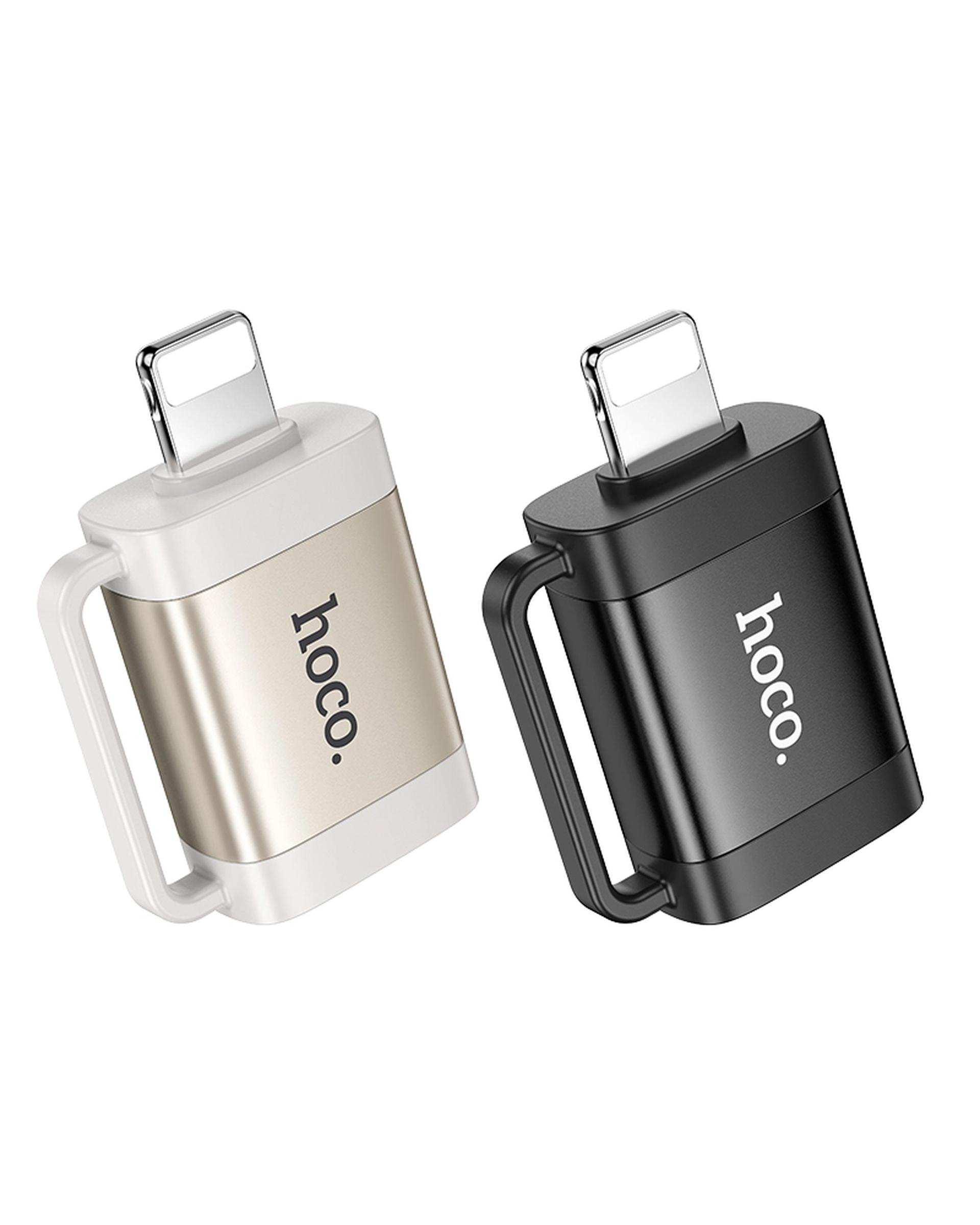 مبدل OTG با سری لایتنینگ خاکستری هوکو HOCO مدل UA31A