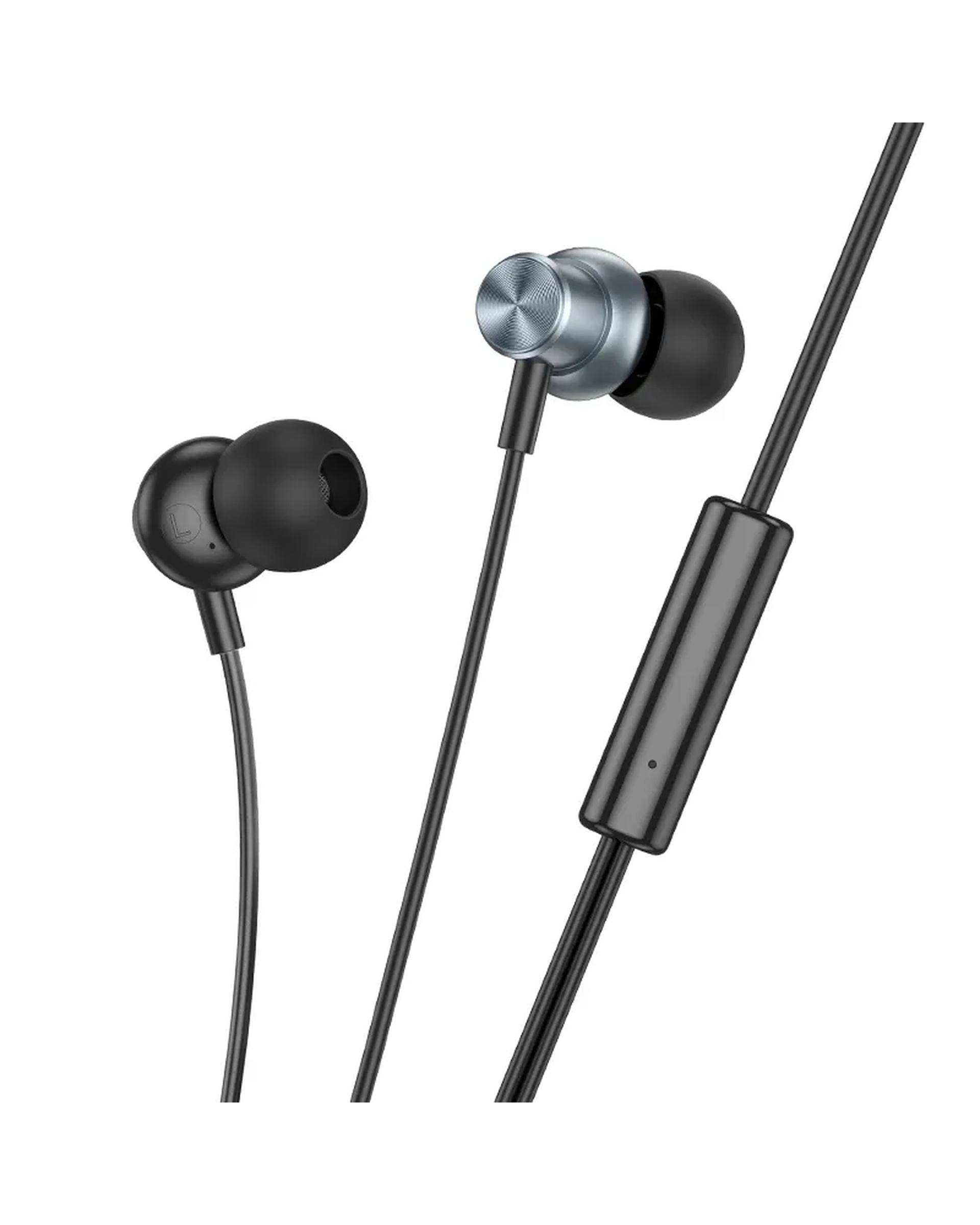 هندزفری سیمی مشکی هوکو HOCO مدل M110