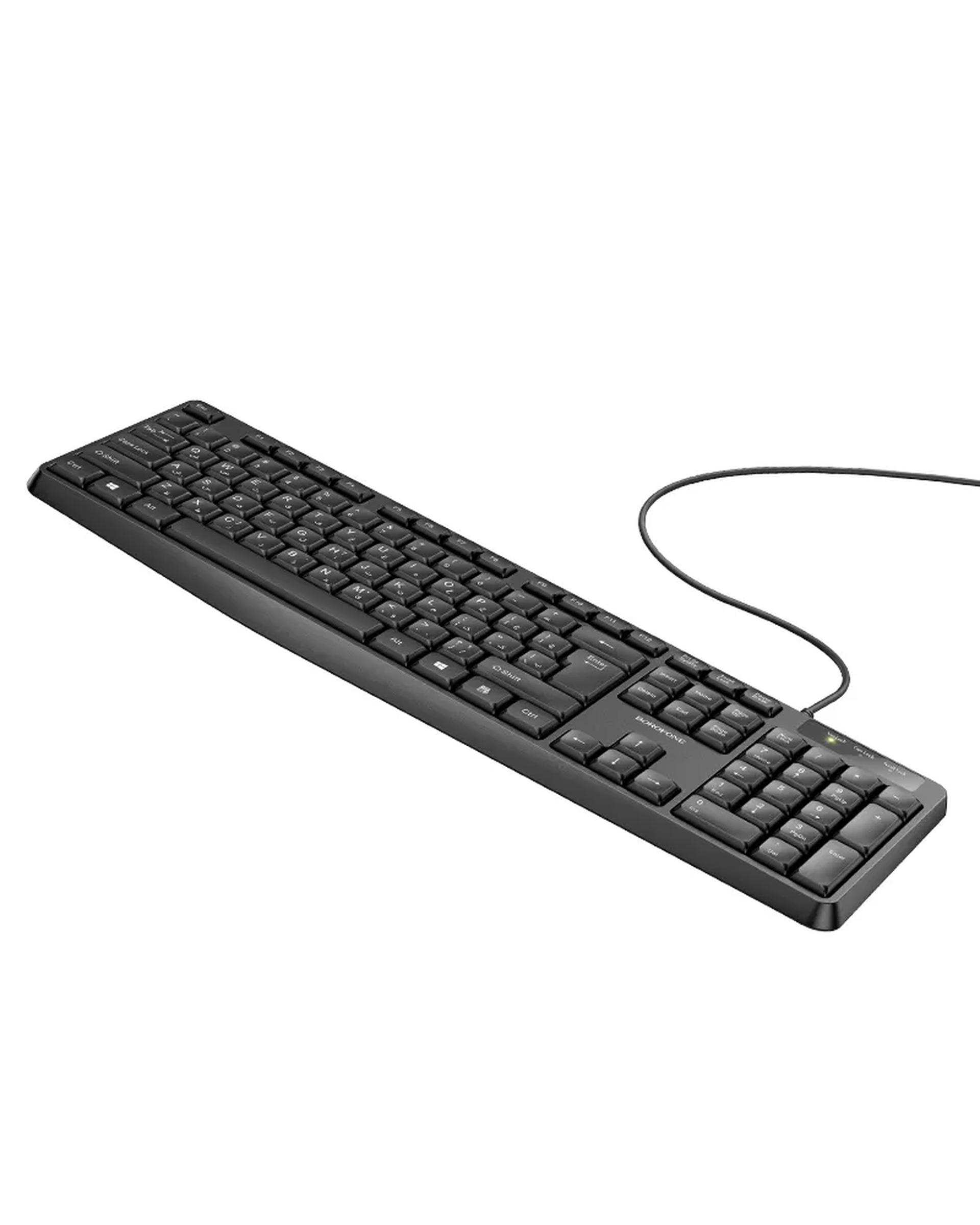 کیبورد مشکی بروفون BOROFONE مدل DBG01