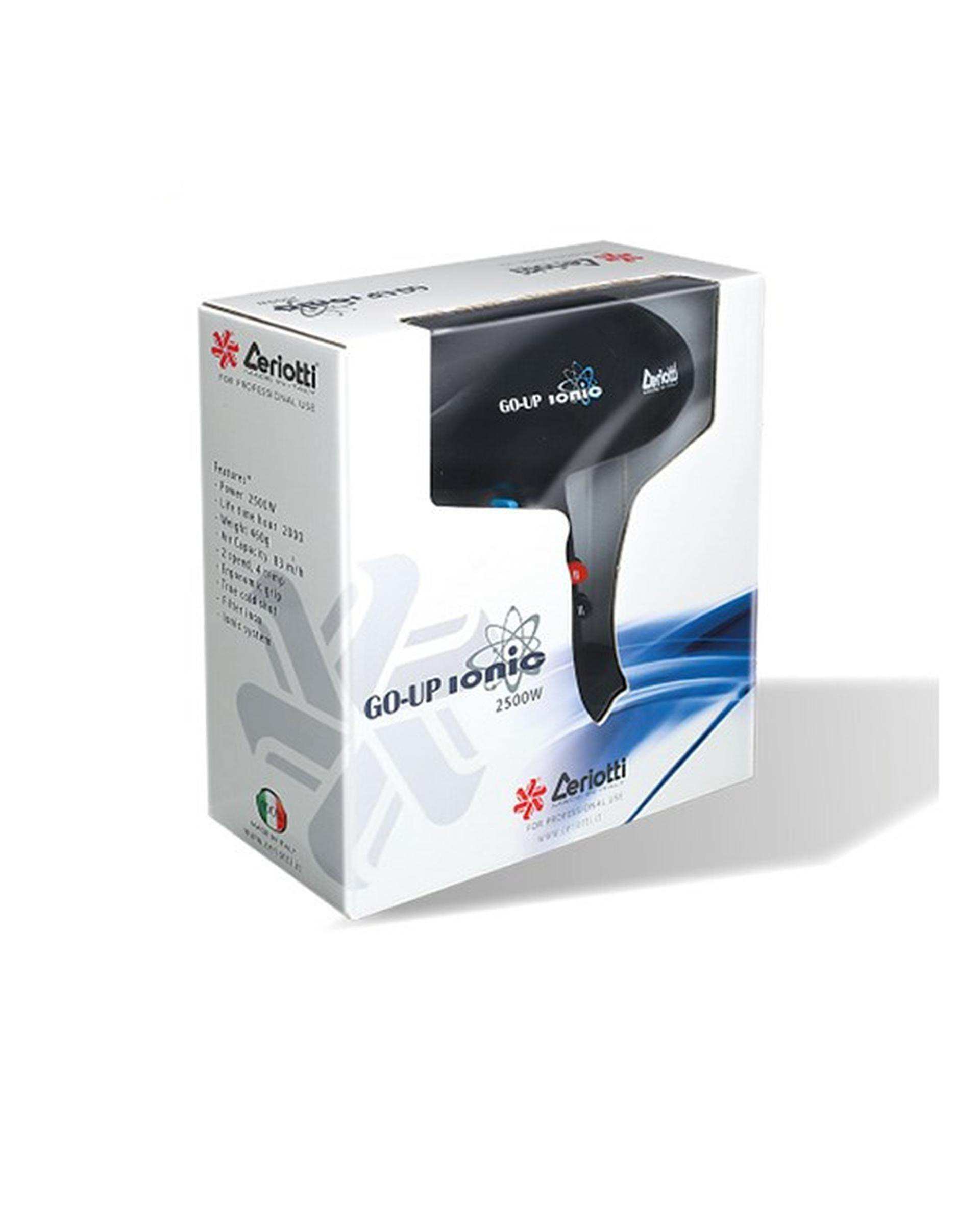 سشوار 2500 وات مشکی سریوتی Ceriotti مدل GO-UP