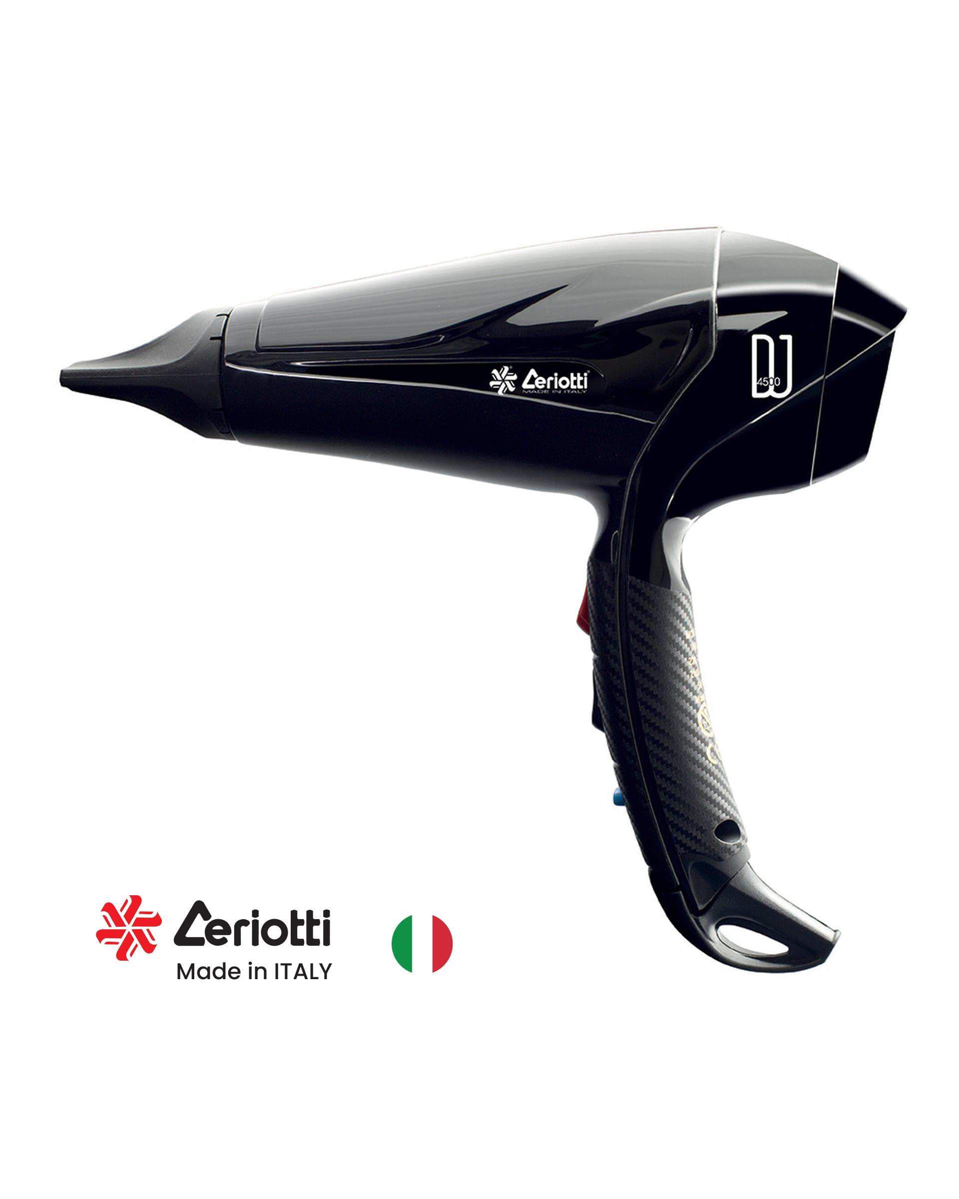 سشوار 2500 وات مشکی سریوتی Ceriotti مدل DJ Hair Light