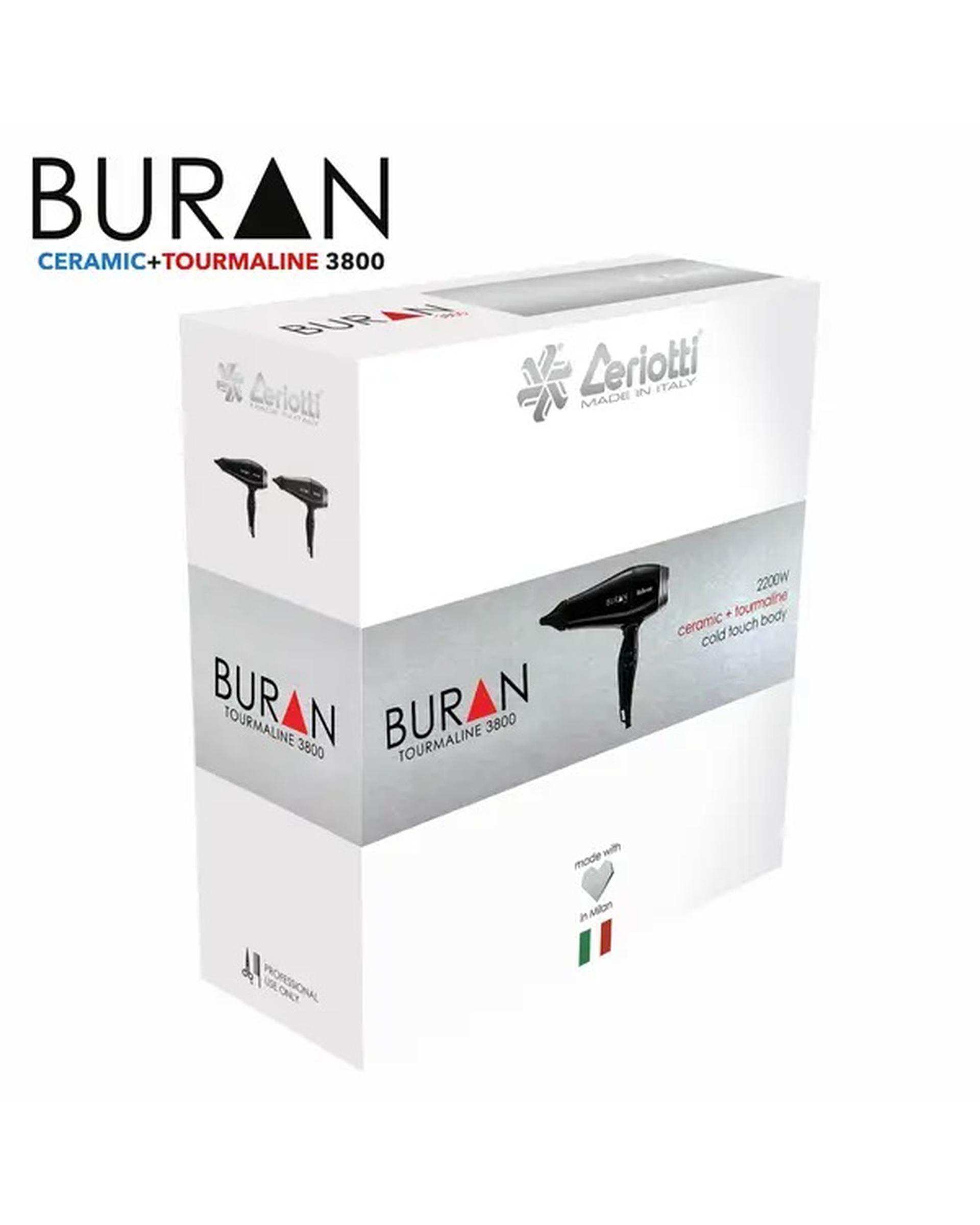 سشوار 2200 وات مشکی سریوتی Ceriotti مدل BURAN