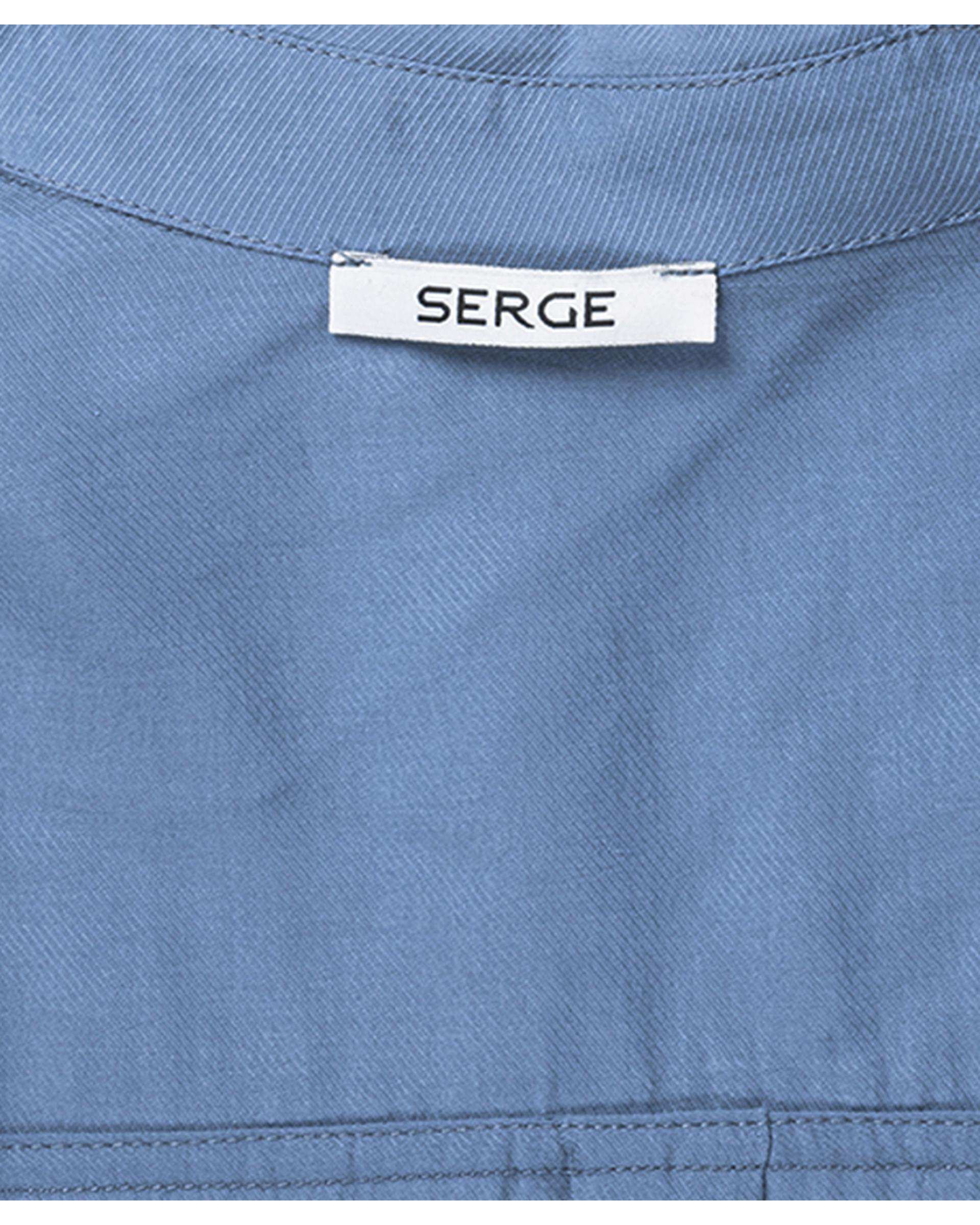 مانتو زنانه آبی سرژه Serge کد 232170