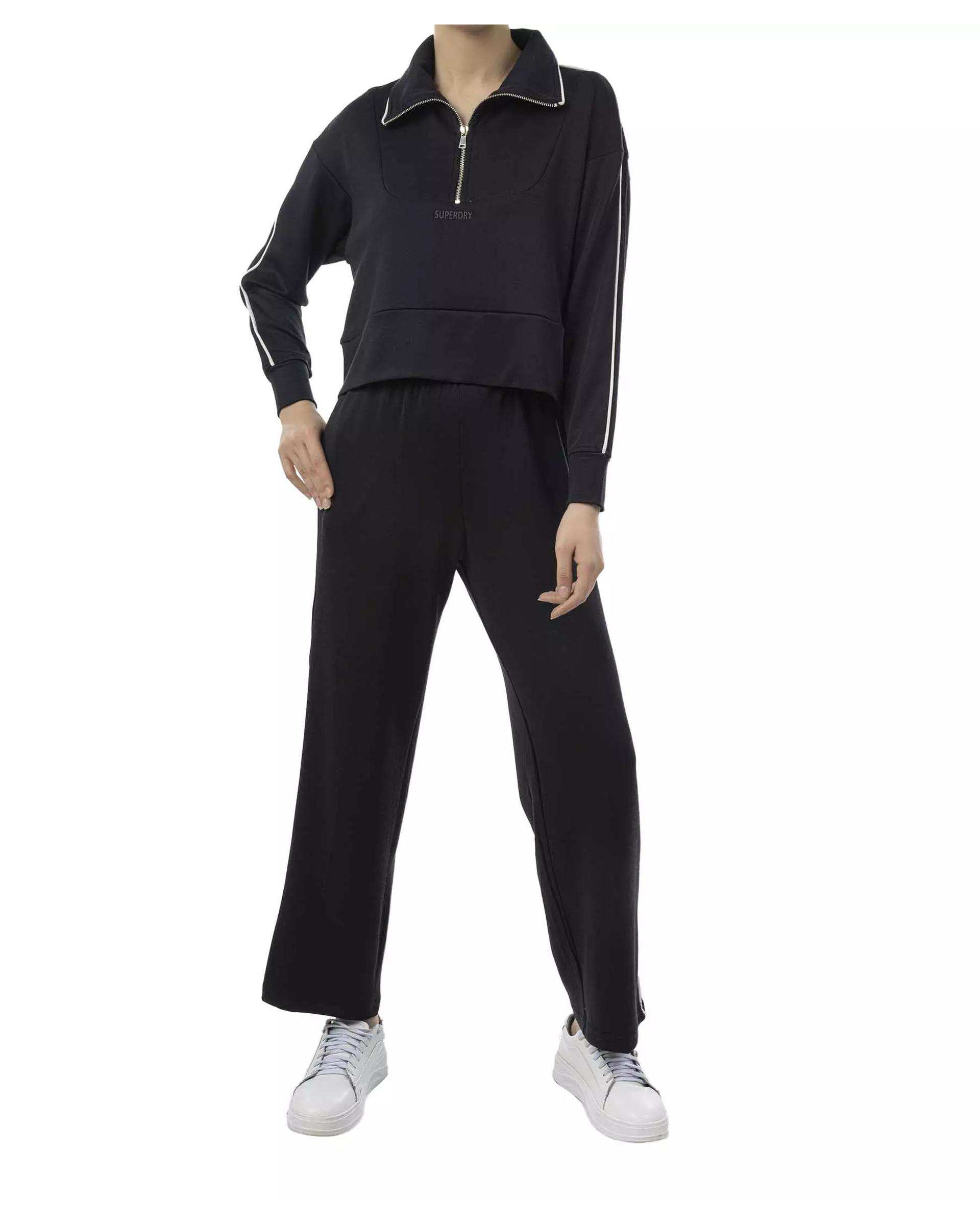 سویشرت زنانه مشکی سوپردرای Superdry کد W12S50401C