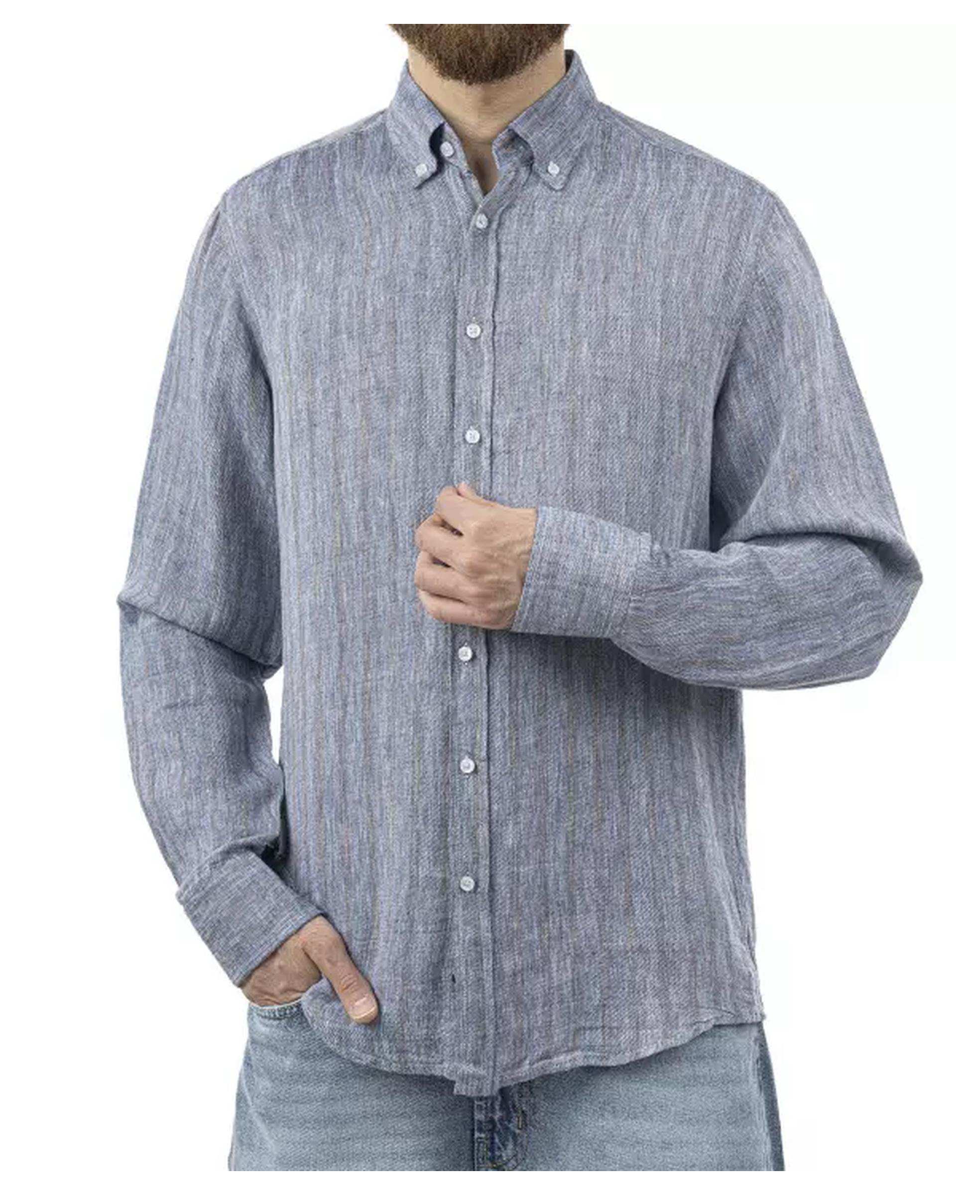 پیراهن مردانه سرمه ای سوپردرای Superdry کد M13S50301N
