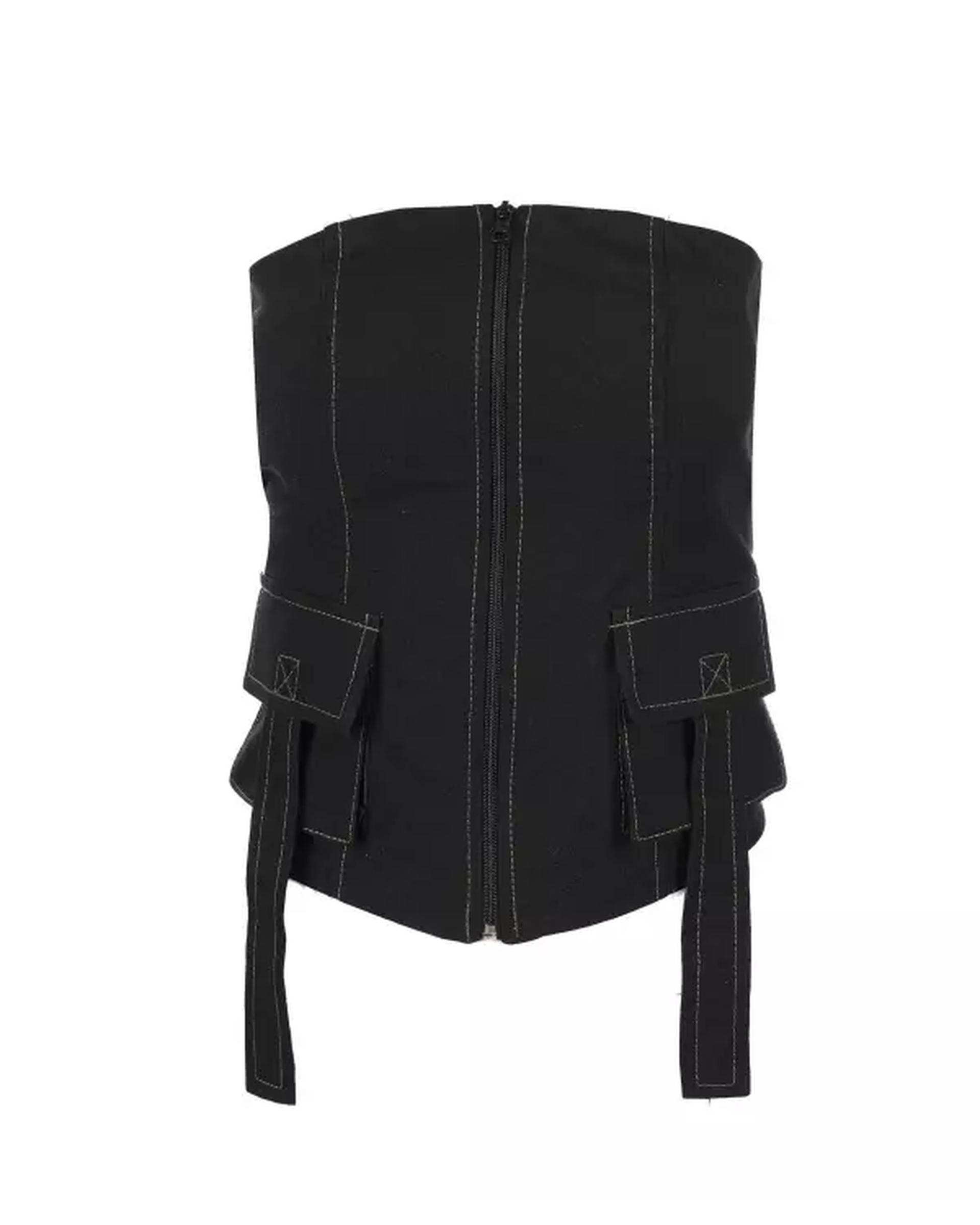 تاپ زنانه مشکی سوپردرای Superdry کد W15S50101T
