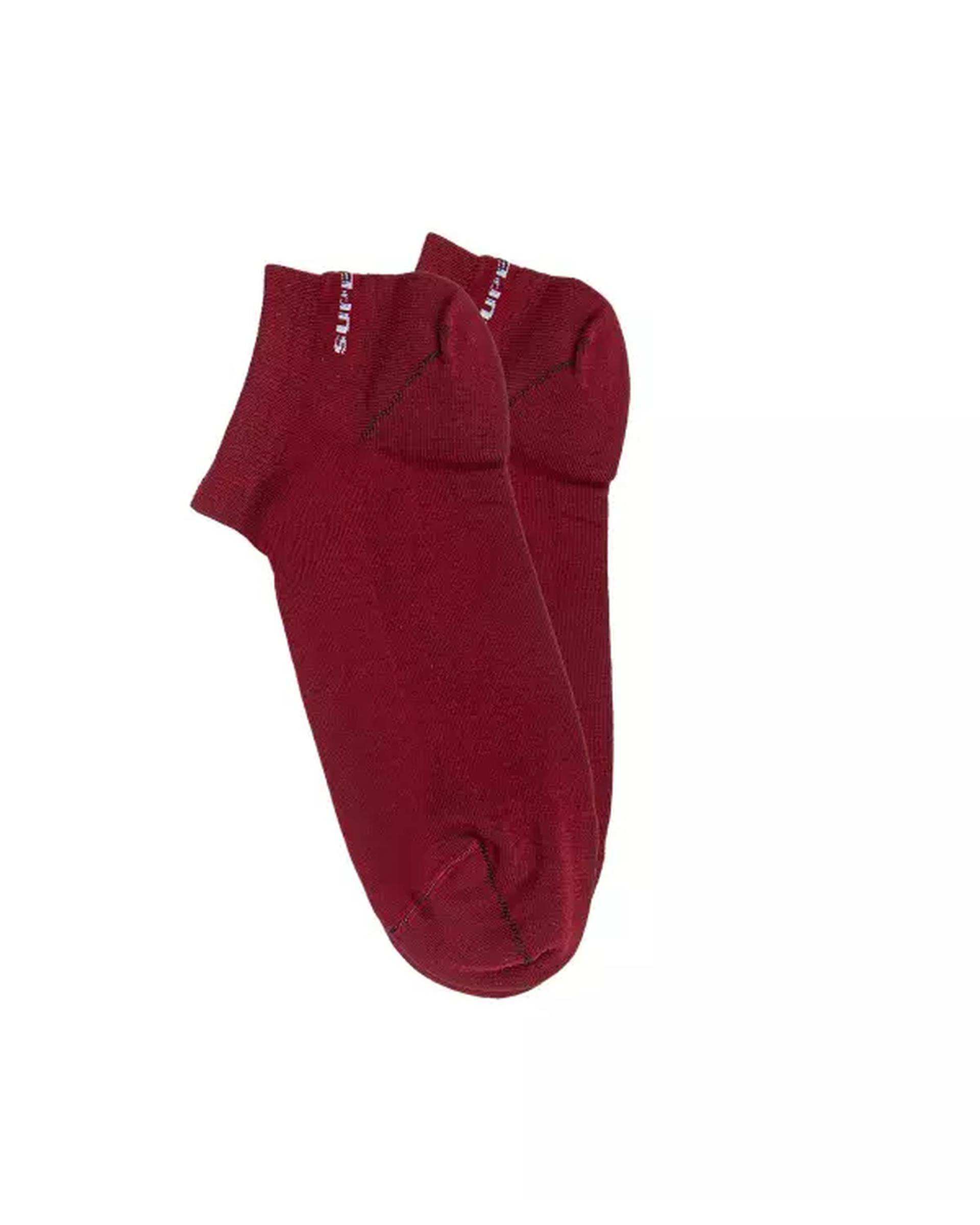 جوراب مردانه مچی سفید قرمز سوپردرای Superdry کد M29S51301X بسته دو عددی