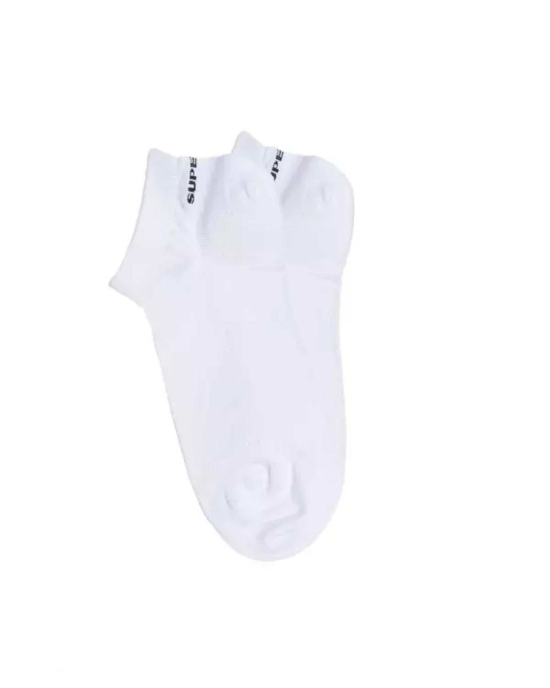 جوراب مردانه مچی سفید قرمز سوپردرای Superdry کد M29S51301X بسته دو عددی