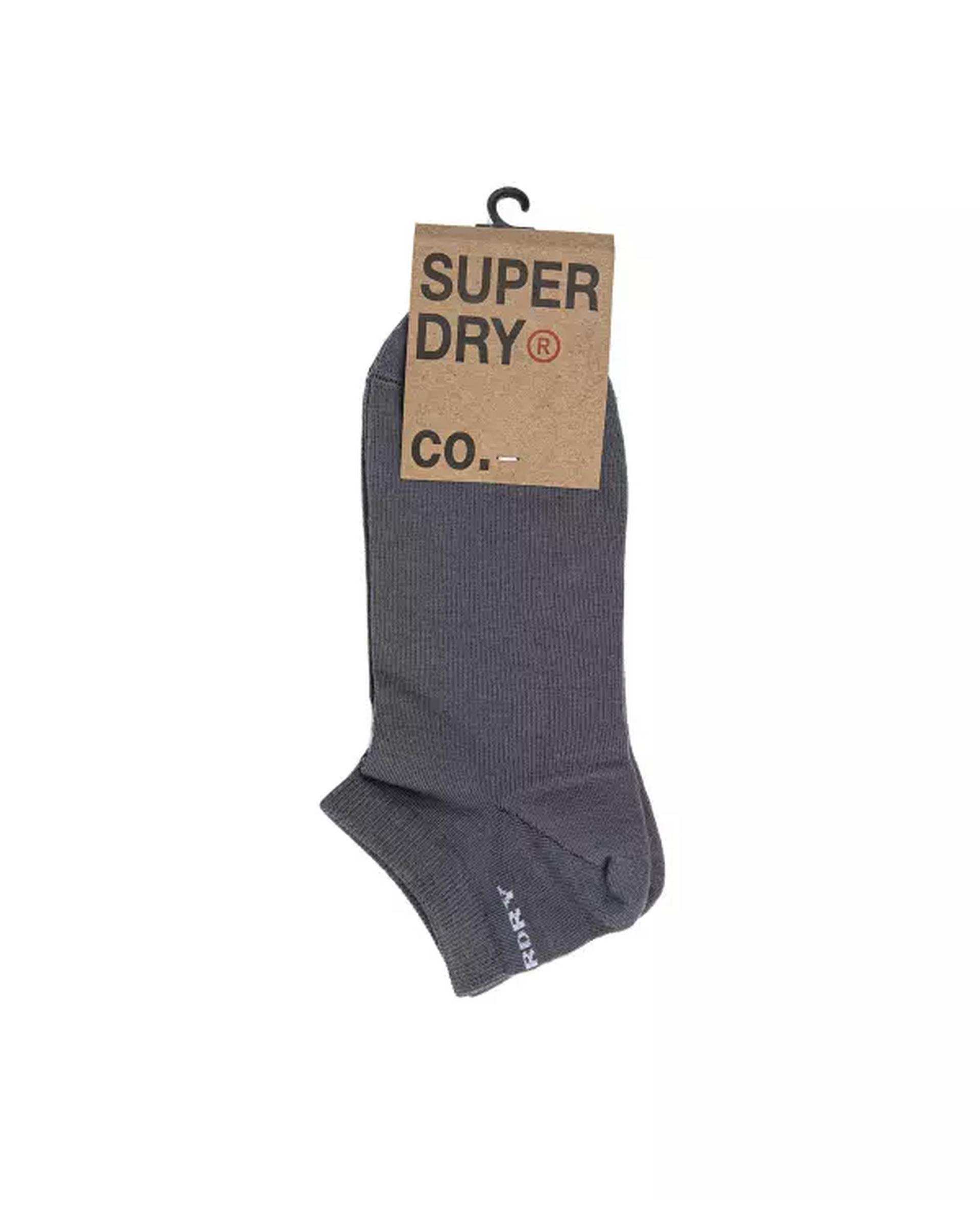 جوراب مردانه مچی طوسی سبز سوپردرای Superdry کد M29S51301X بسته دو عددی