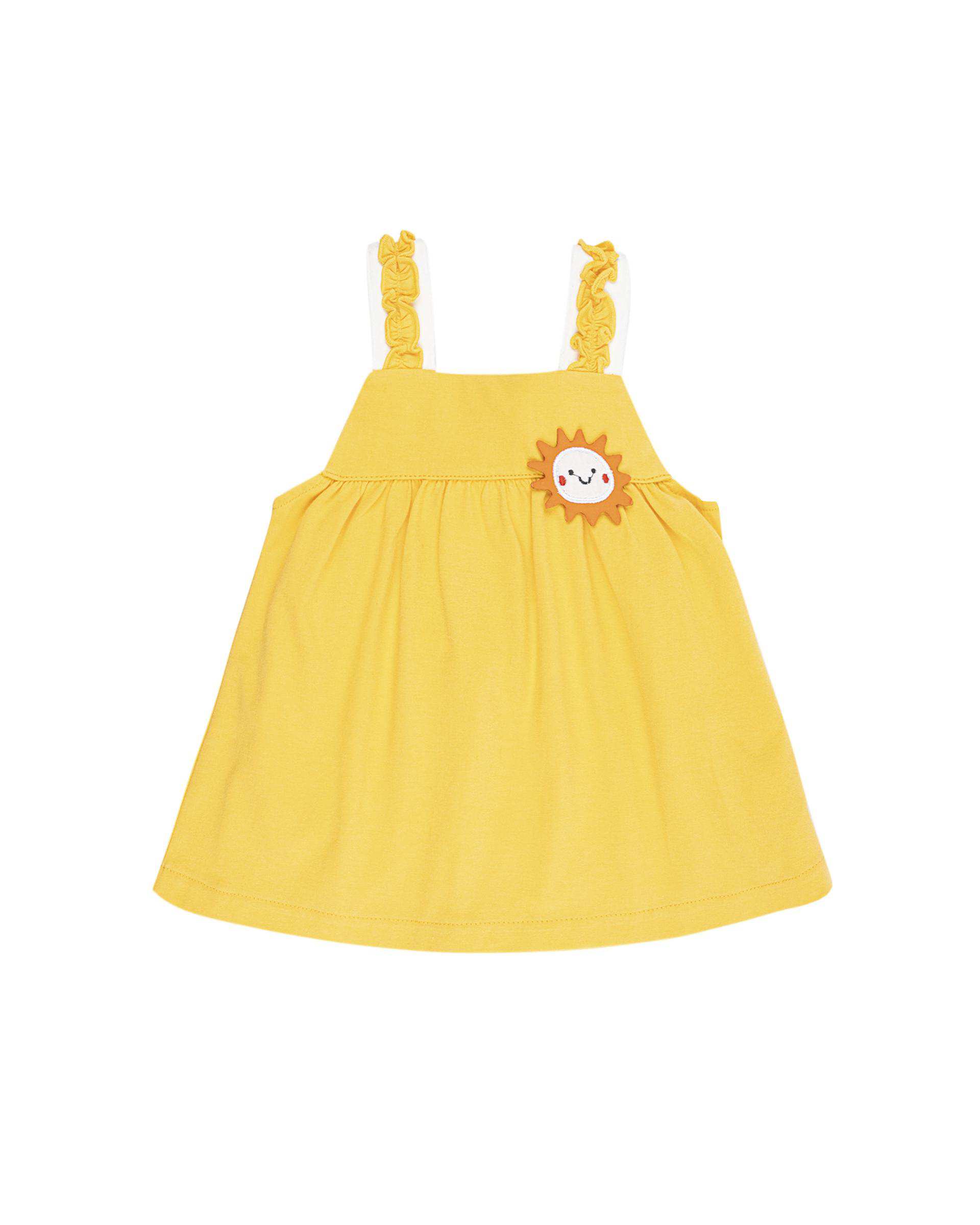 ست تاپ و شلوارک دخترانه نوزادی فیورلا Fiorella مدل happy sun کد 25021