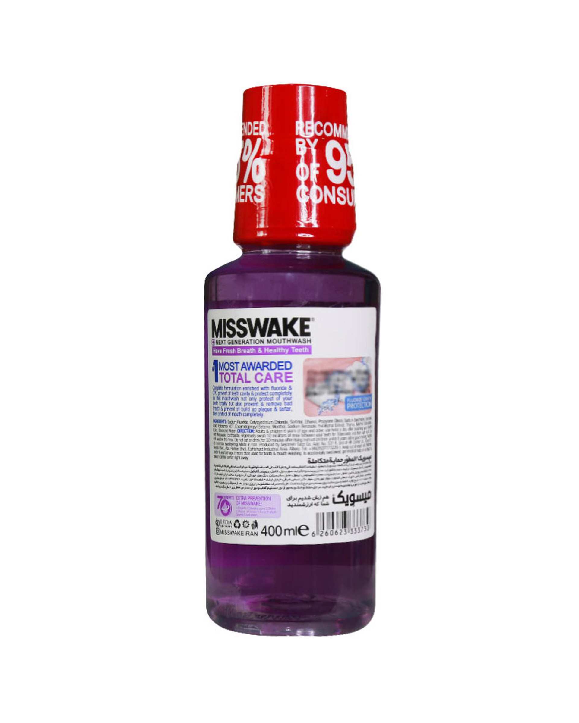دهانشویه میسویک Misswake مدل Total Care حجم 200ml