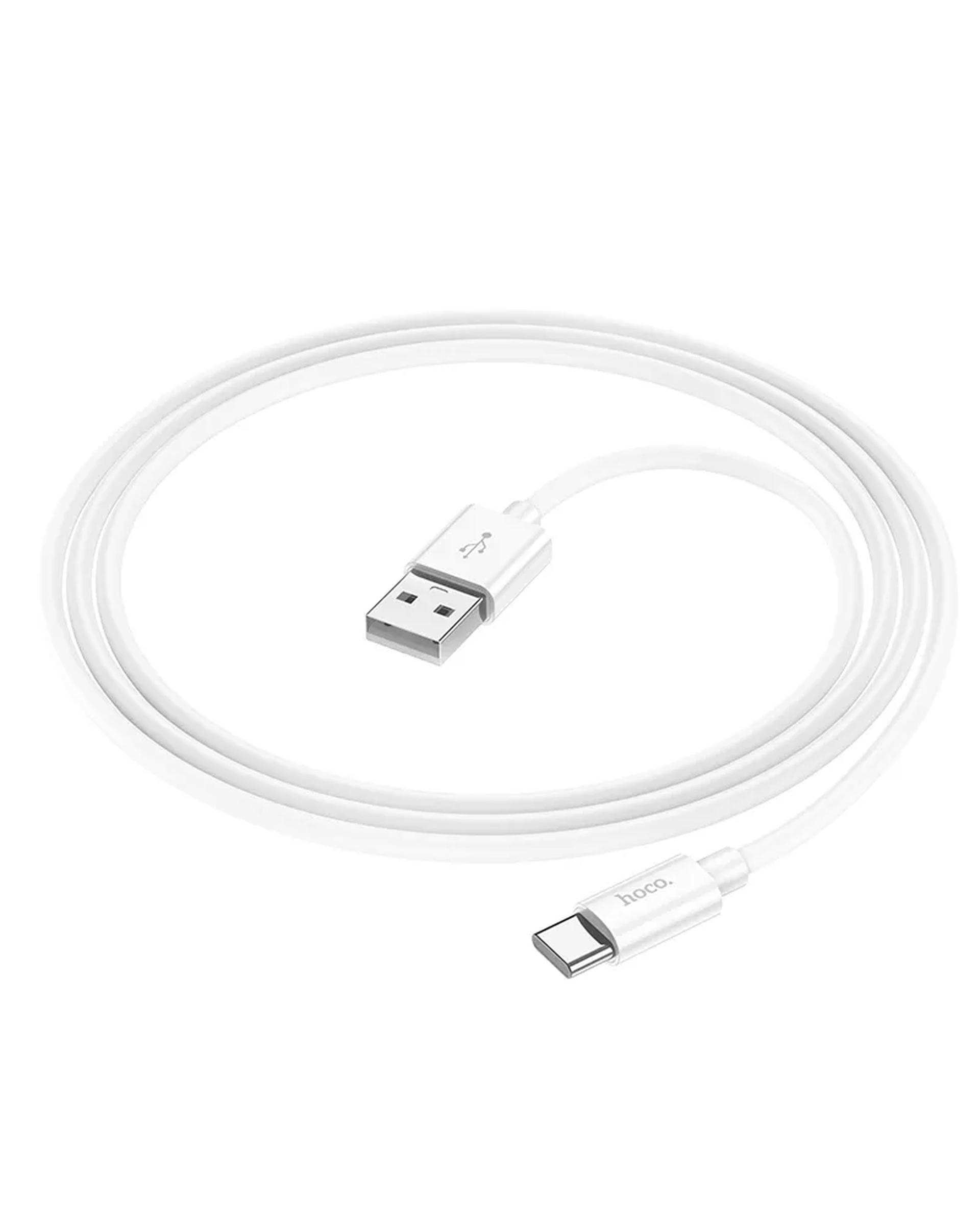 کابل شارژ سفید هوکو HOCO مدل X87 TYPE-C-1M